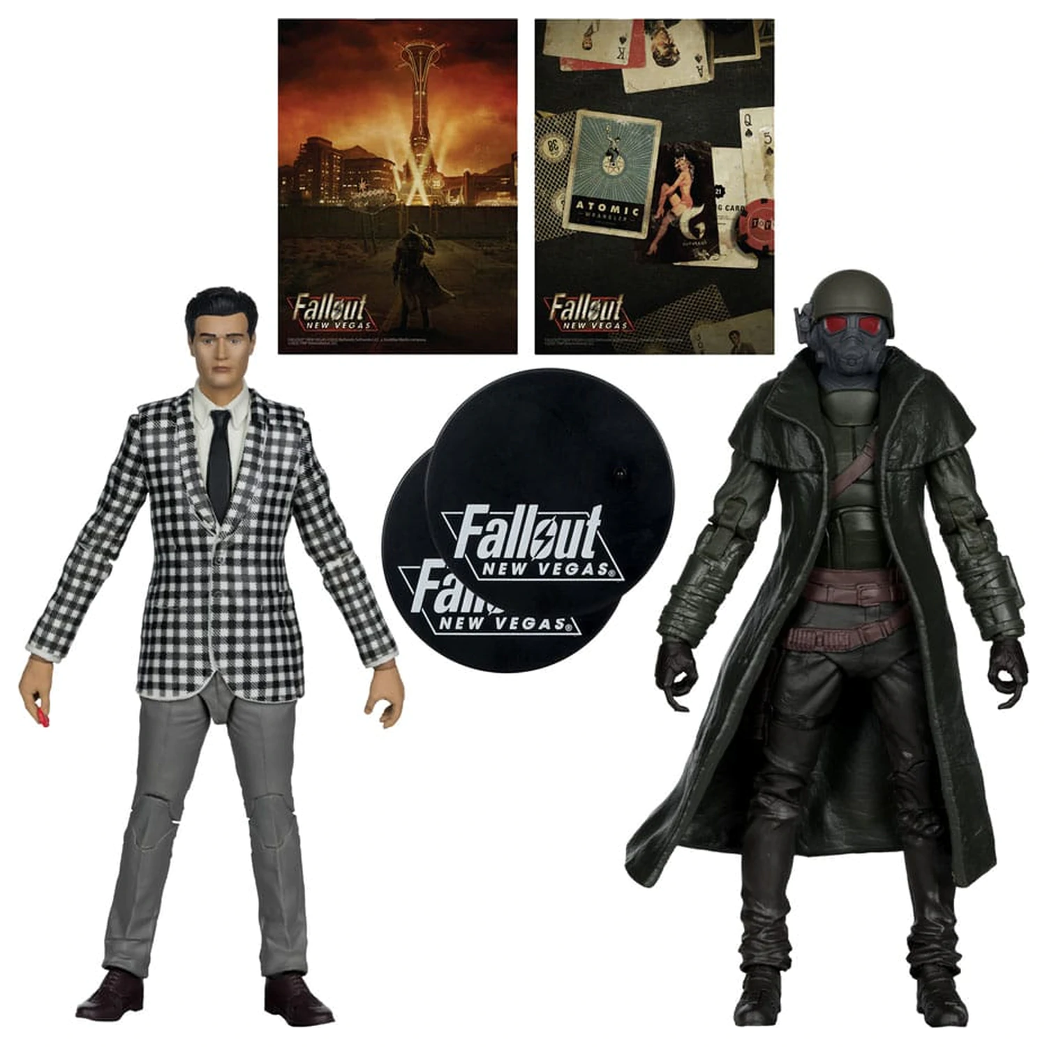Fallout: New Vegas Statue 2-Pack Riot Ranger Armor & Benny Survivor 18 cm product photo