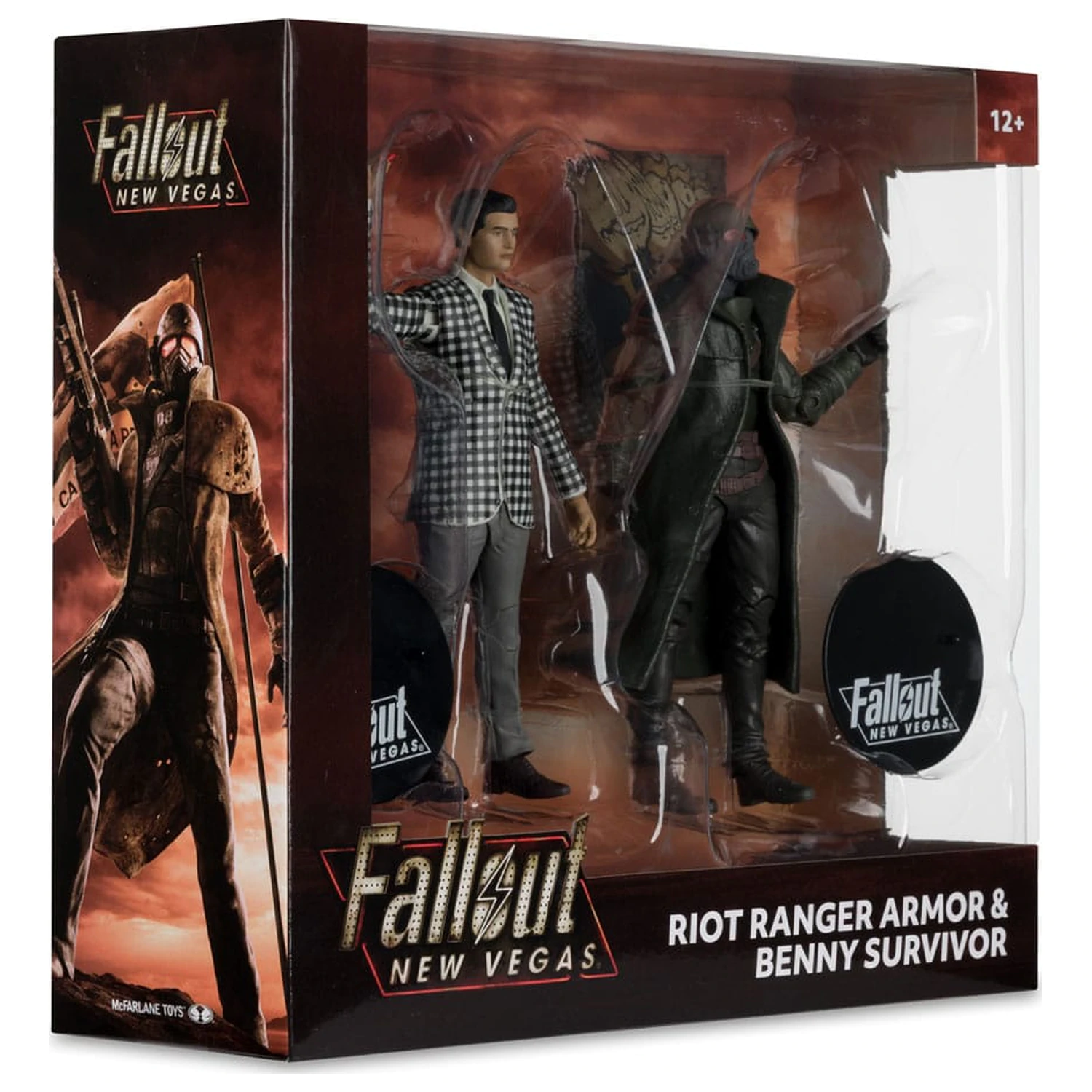 Fallout: New Vegas Statue 2-Pack Riot Ranger Armor & Benny Survivor 18 cm product photo