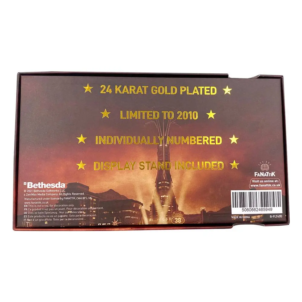 Fallout: New Vegas Replica New California Republik 20 Dollar Bill (gold plated) product photo