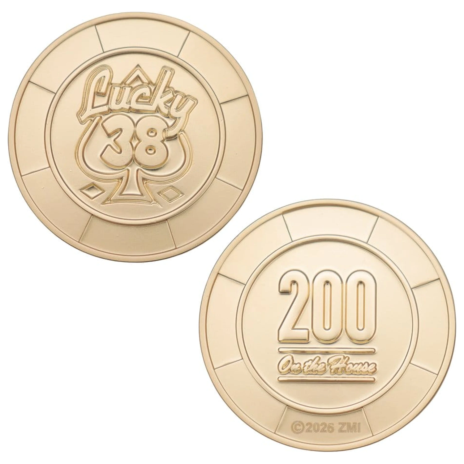Fallout: New Vegas Replica Lucky 38 Imitation Gold Casino Set Limited Edition product photo