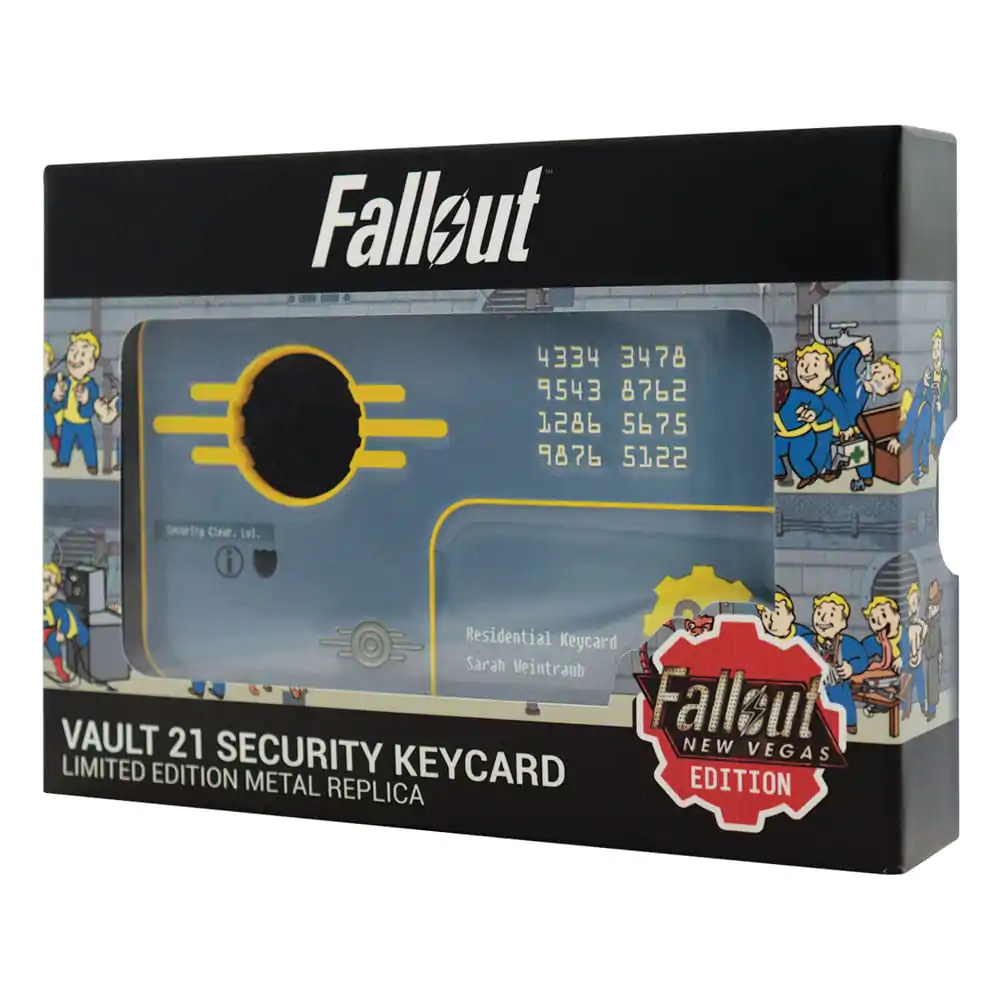 Fallout: New Vegas Replica Vault 21 Security Keycard Limited Edition     product photo