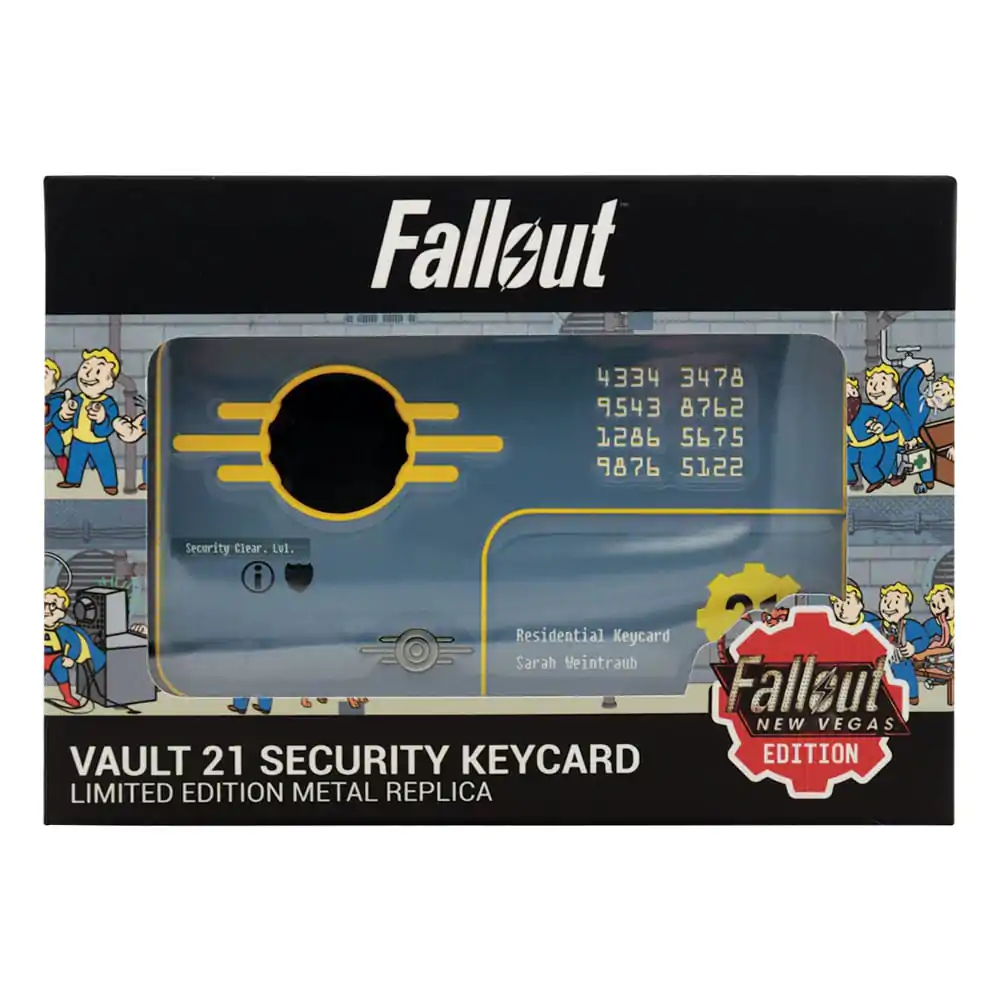 Fallout: New Vegas Replica Vault 21 Security Keycard Limited Edition     product photo