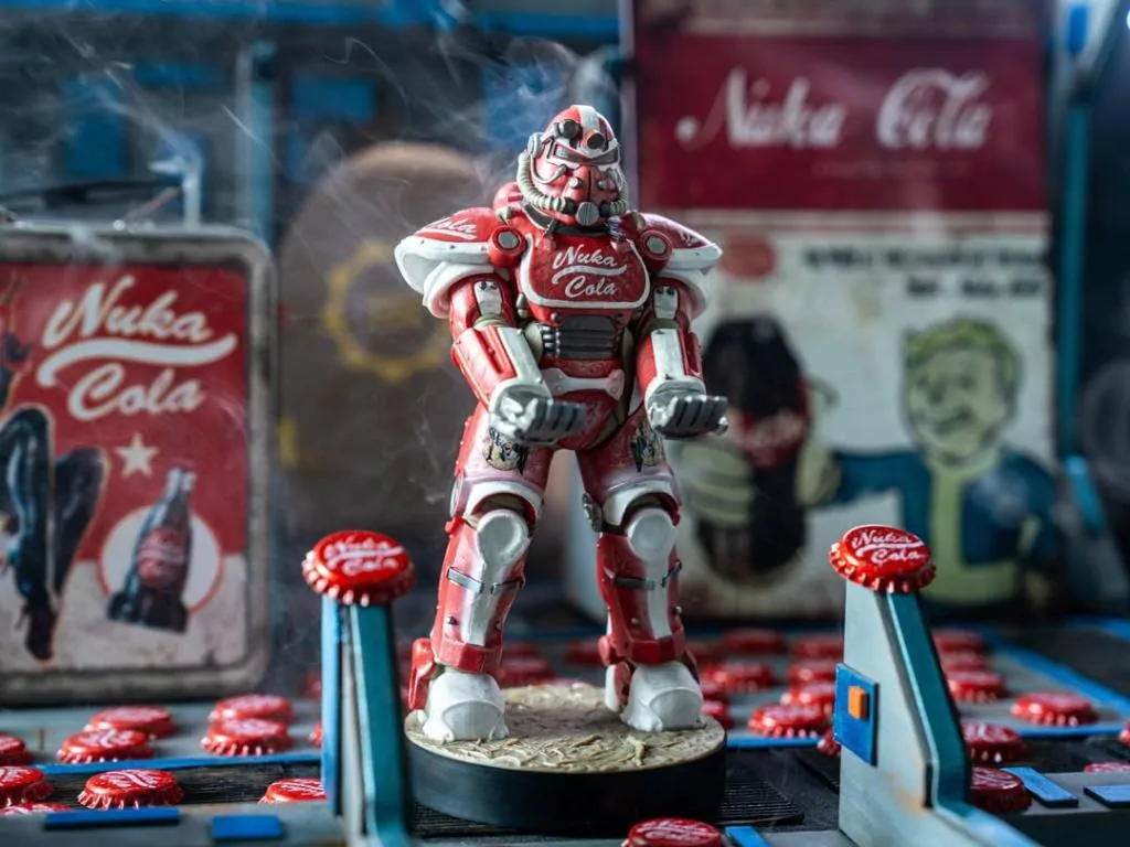 Fallout Nuka Cola Power Armour Cable Guys Controller Holder and Phone Stand product photo