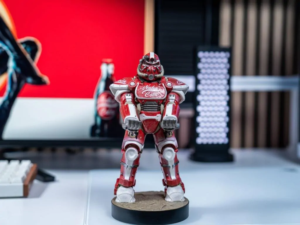 Fallout Nuka Cola Power Armour Cable Guys Controller Holder and Phone Stand product photo