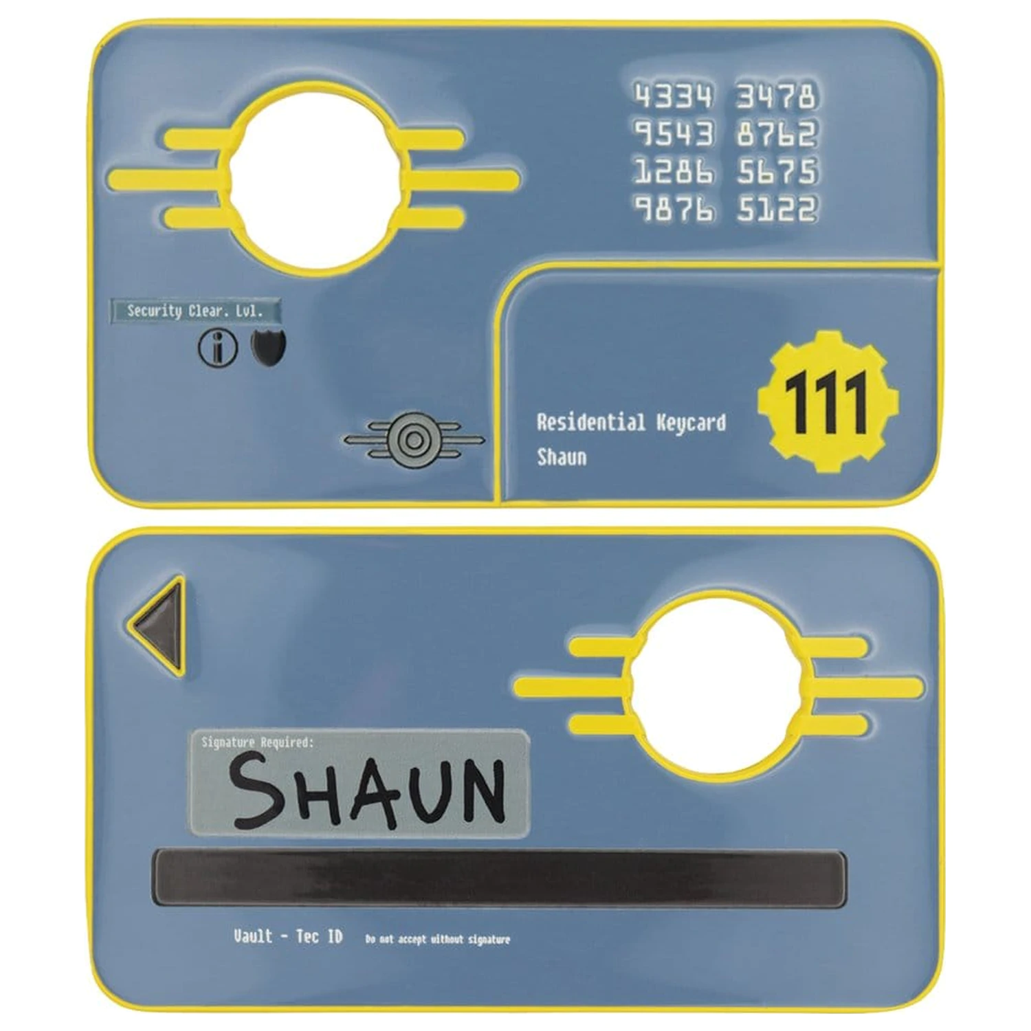 Fallout Replica Security Keycard Vault 111 Limited Edition 11 cm product photo
