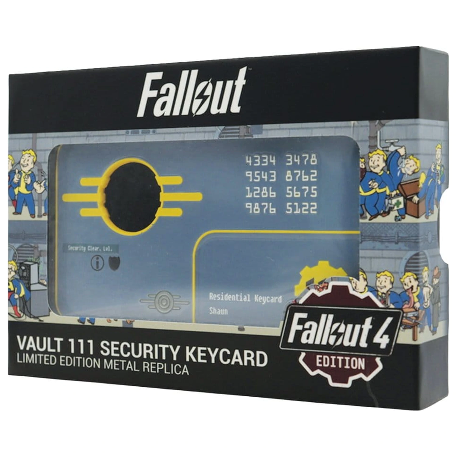 Fallout Replica Security Keycard Vault 111 Limited Edition 11 cm product photo