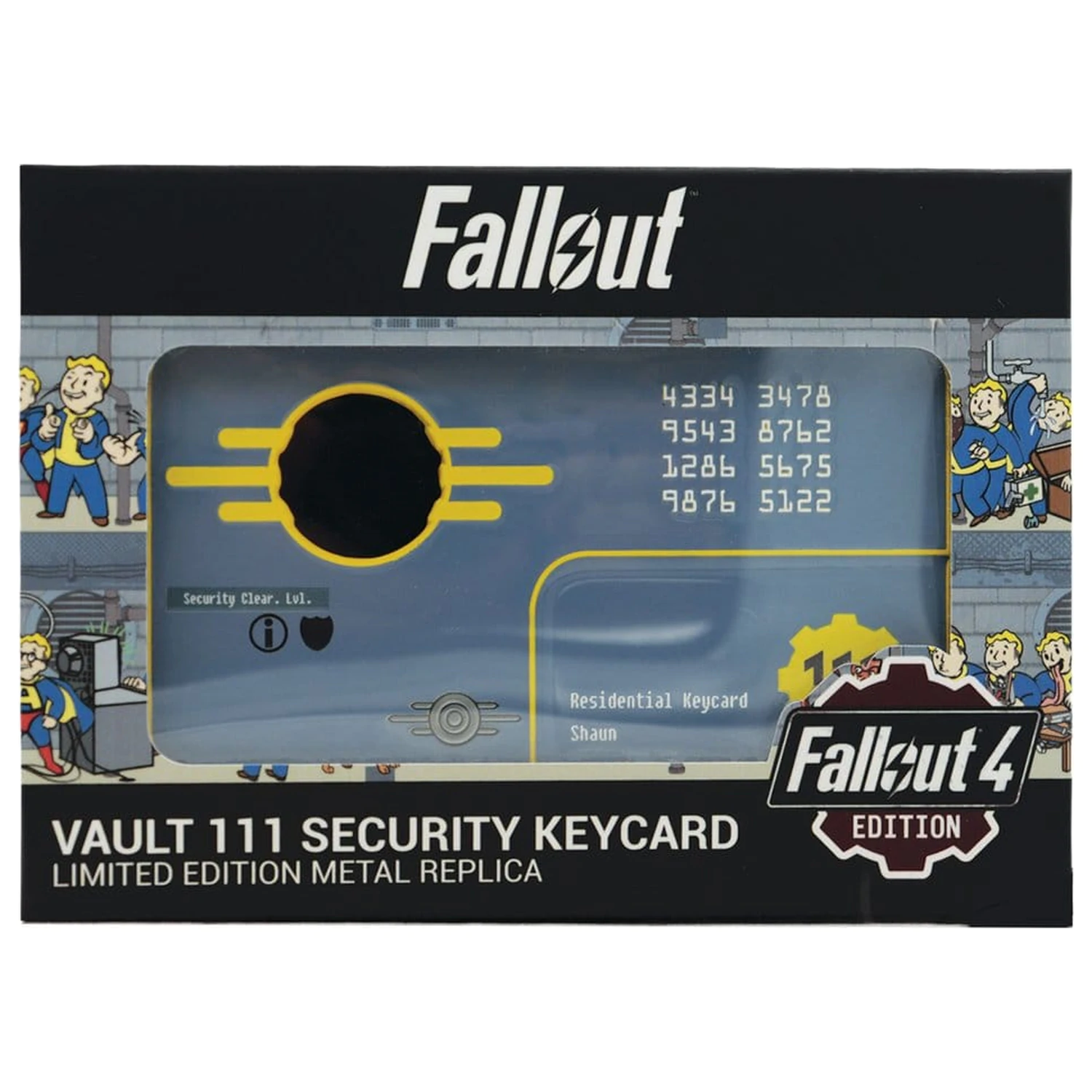 Fallout Replica Security Keycard Vault 111 Limited Edition 11 cm product photo