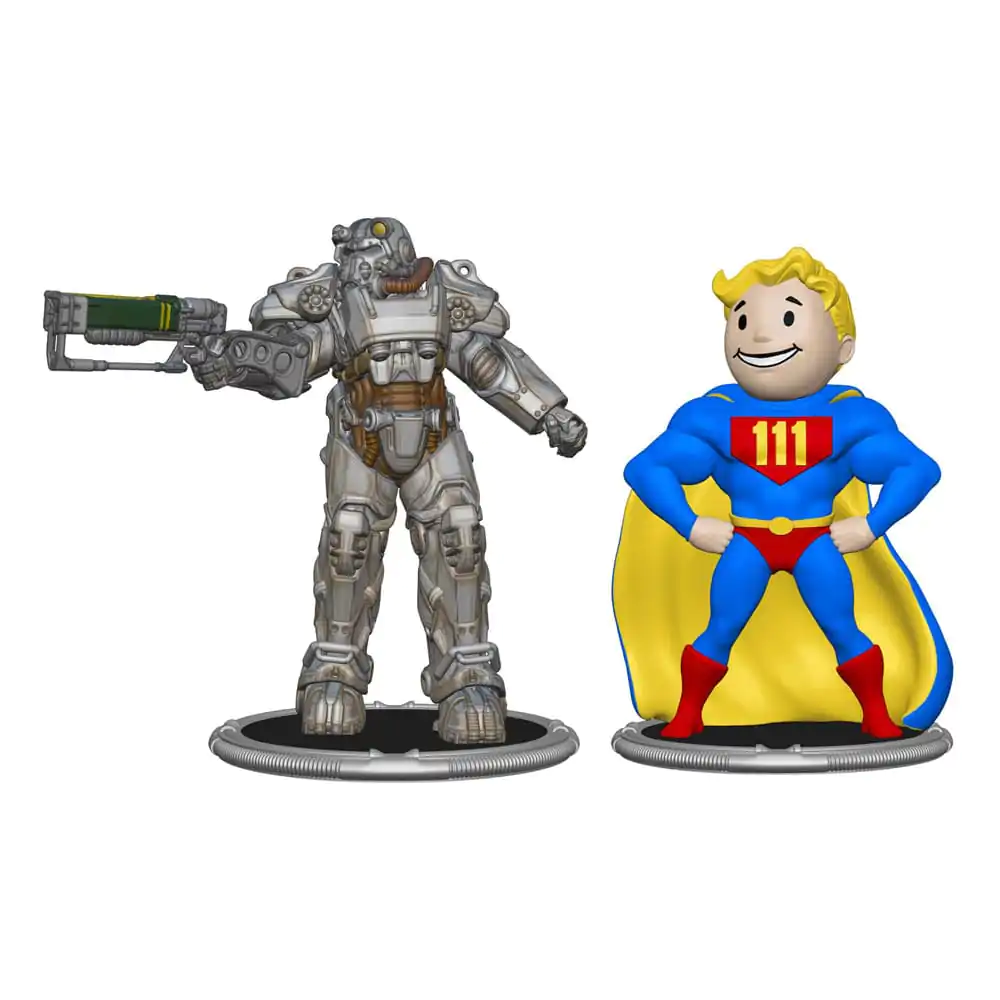 Fallout Mini Figures 2-Pack Set C T-60 & Vault Boy (Power) 7 cm product photo