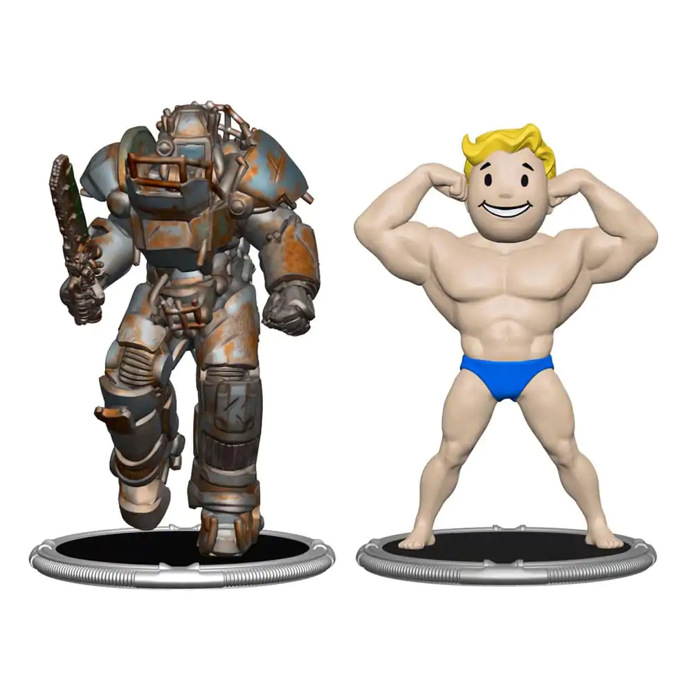 Fallout Mini Figures 2-Pack Set E Raider & Vault Boy (Strong) 7 cm product photo