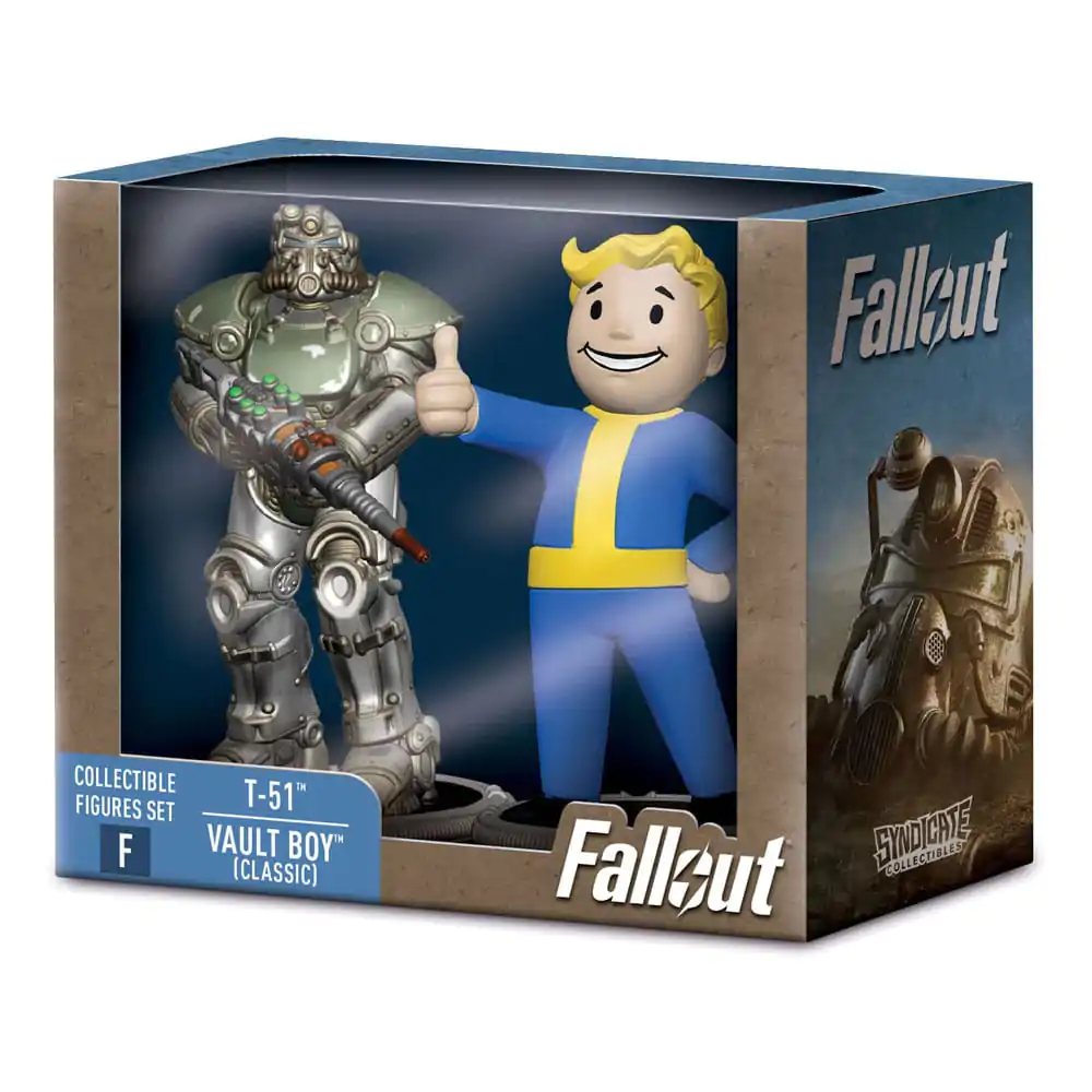 Fallout Mini Figures 2-Pack Set F Raider & Vault Boy (Strong) 7 cm product photo