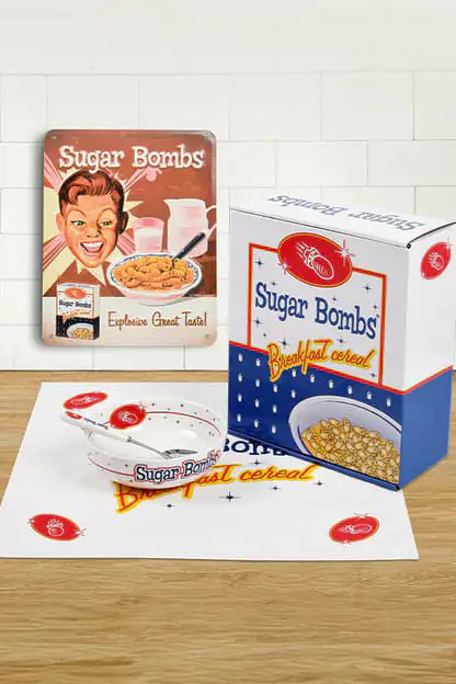 Fallout Breakfast Set Bowl with spoon Sugar Bombs product photo