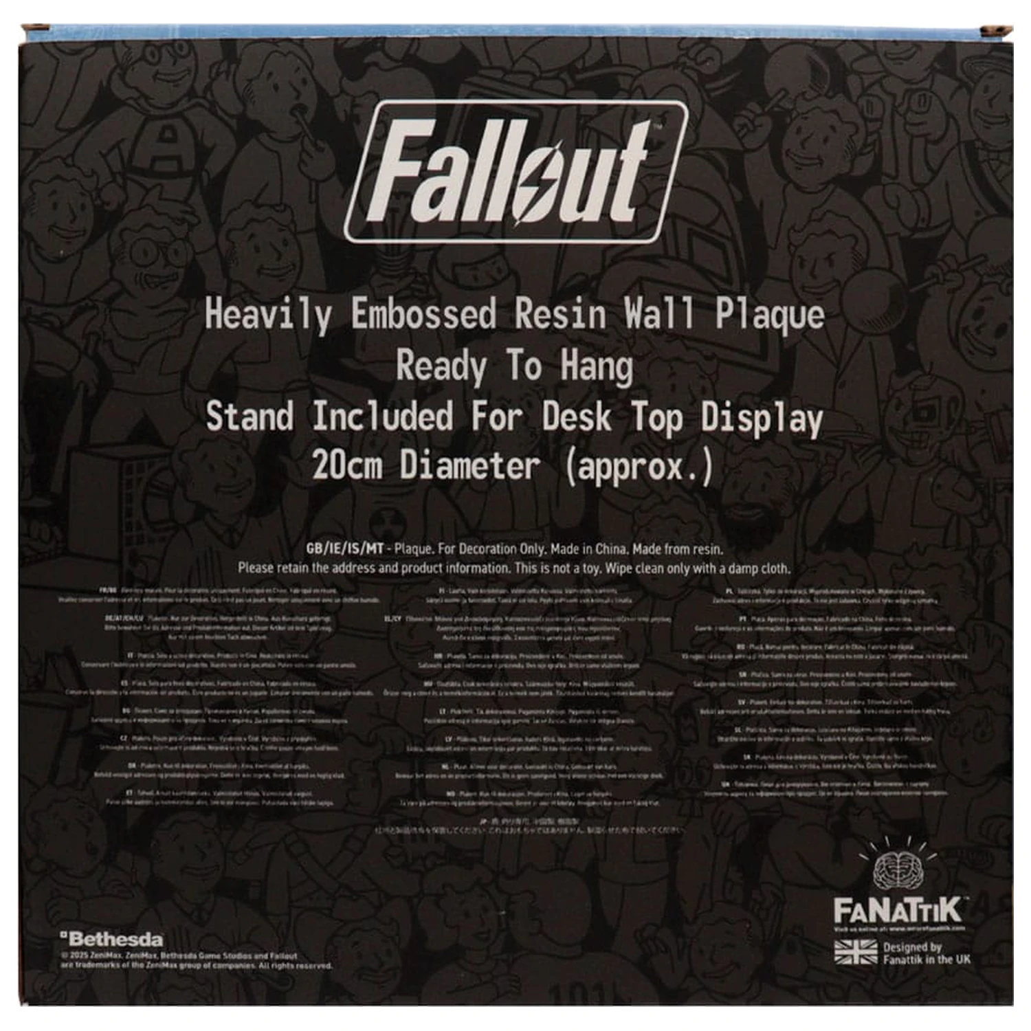 Fallout Resin Plaque Vault Boy product photo