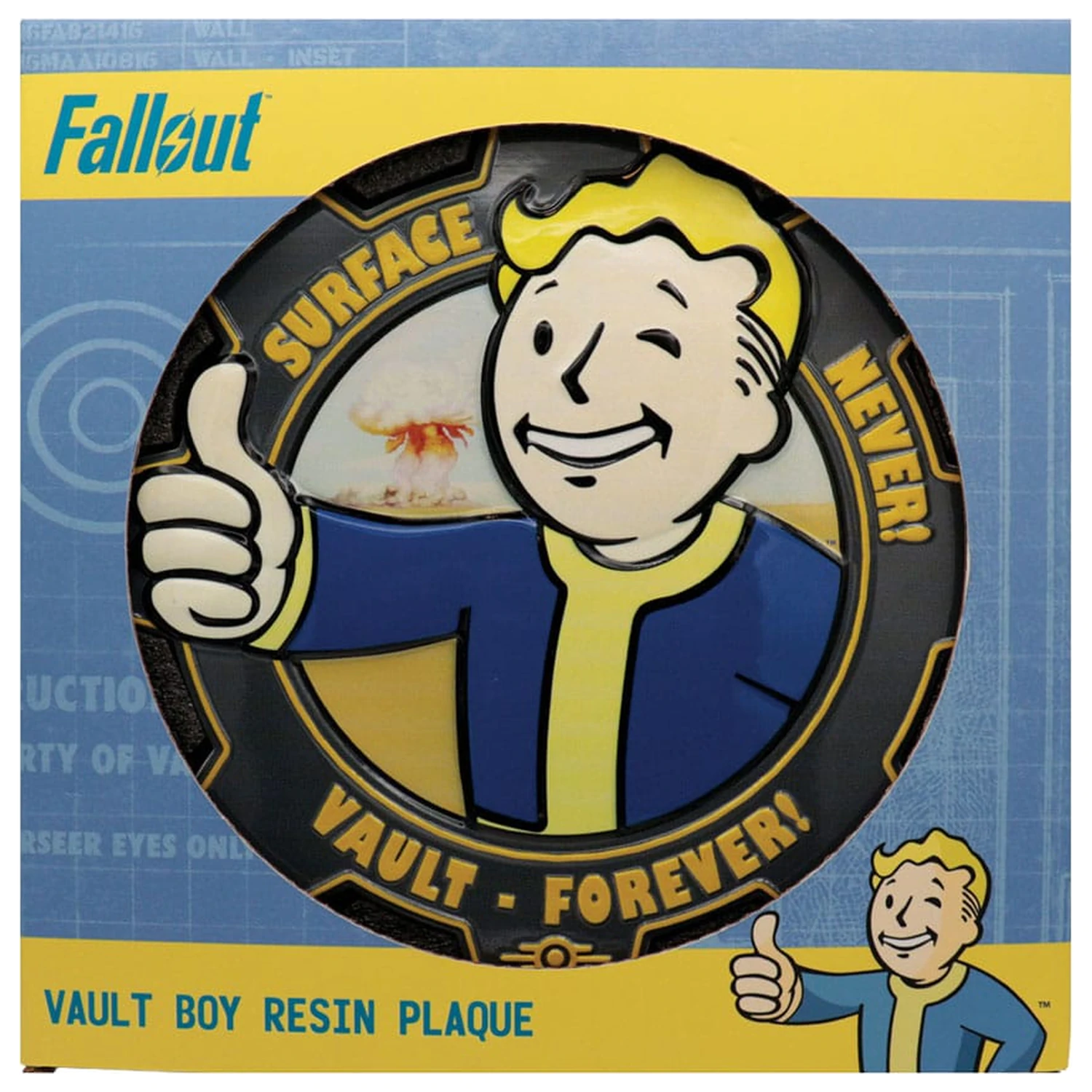 Fallout Resin Plaque Vault Boy product photo