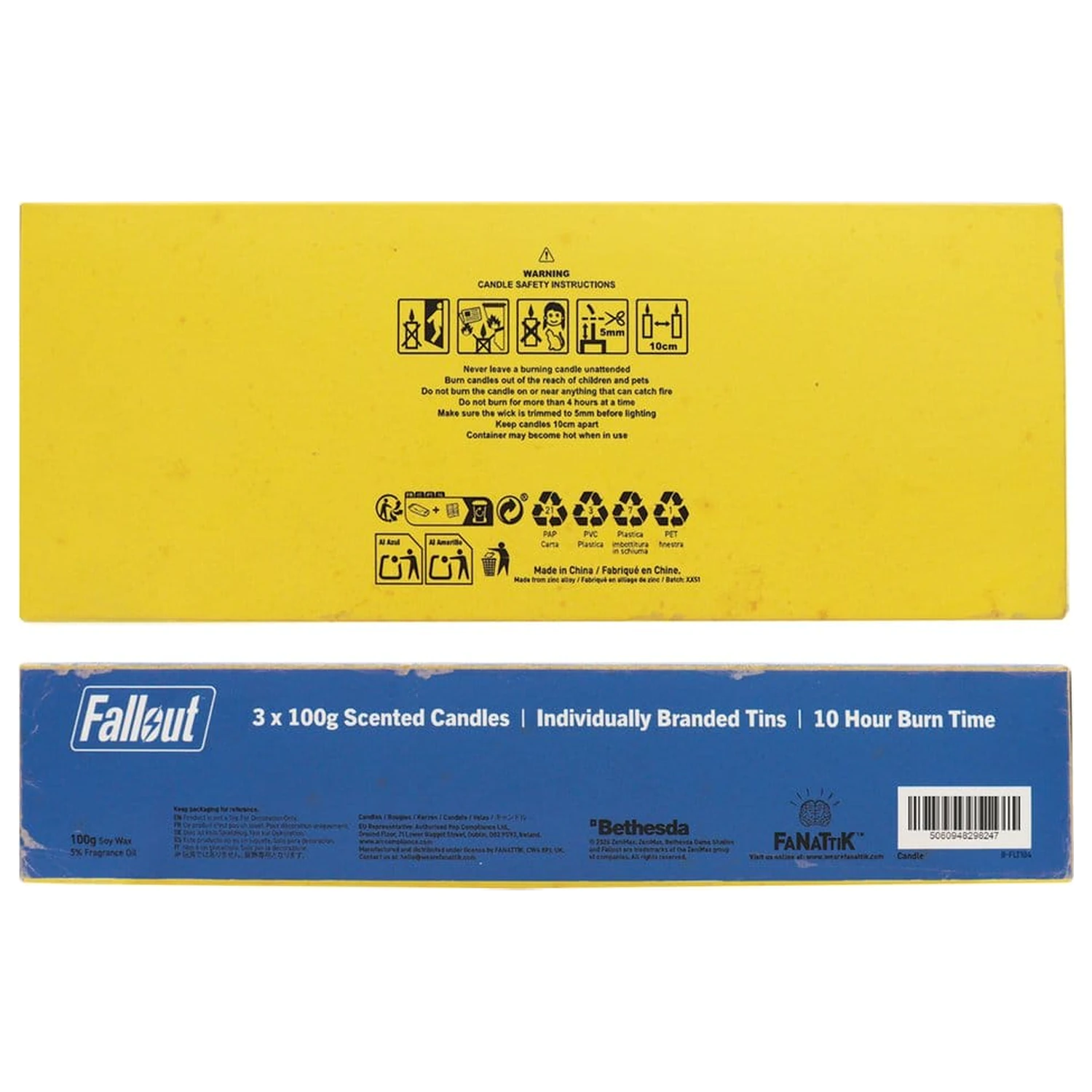 Fallout Candle 3-Pack Vault Dweller's 6 cm      product photo
