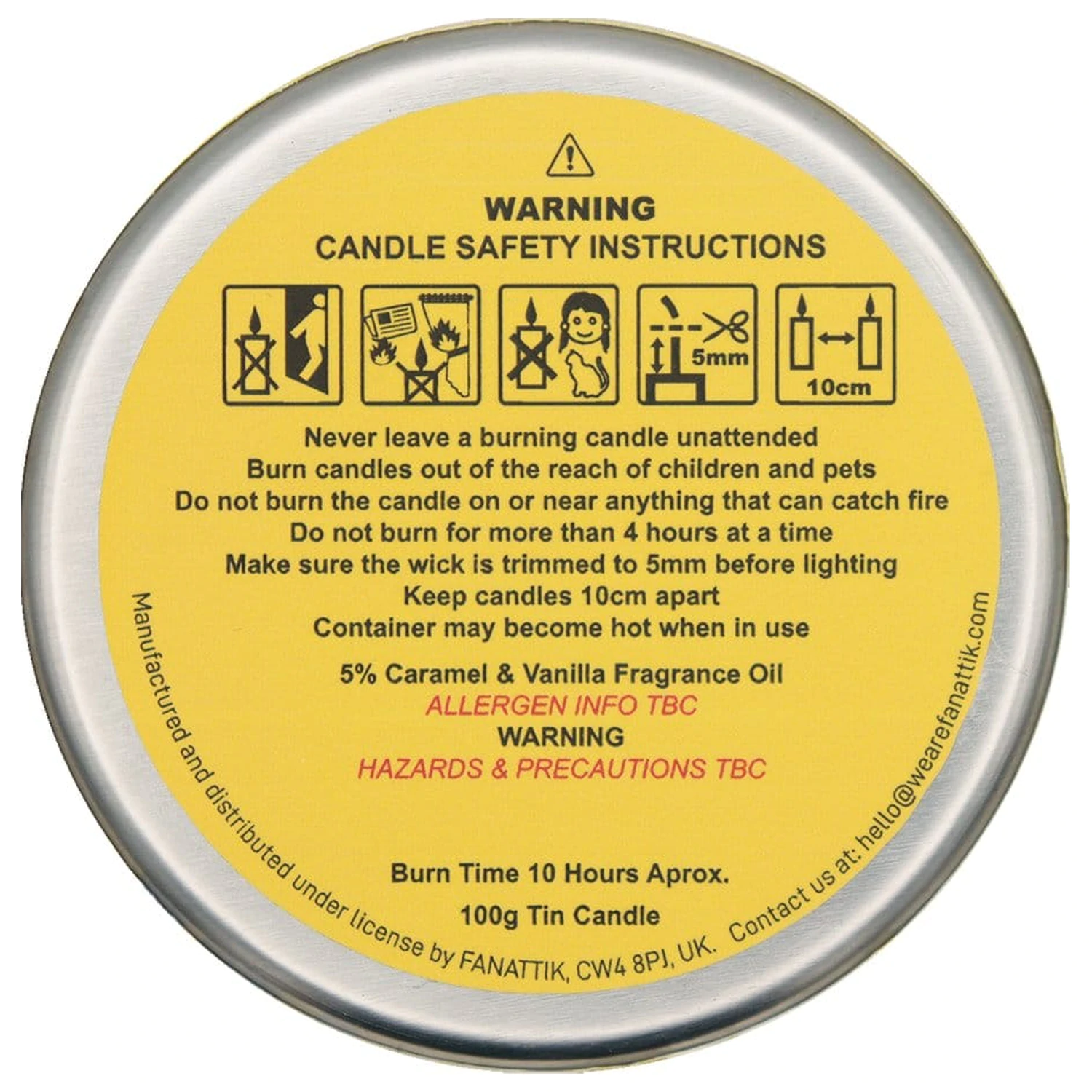 Fallout Candle 3-Pack Vault Dweller's 6 cm      product photo