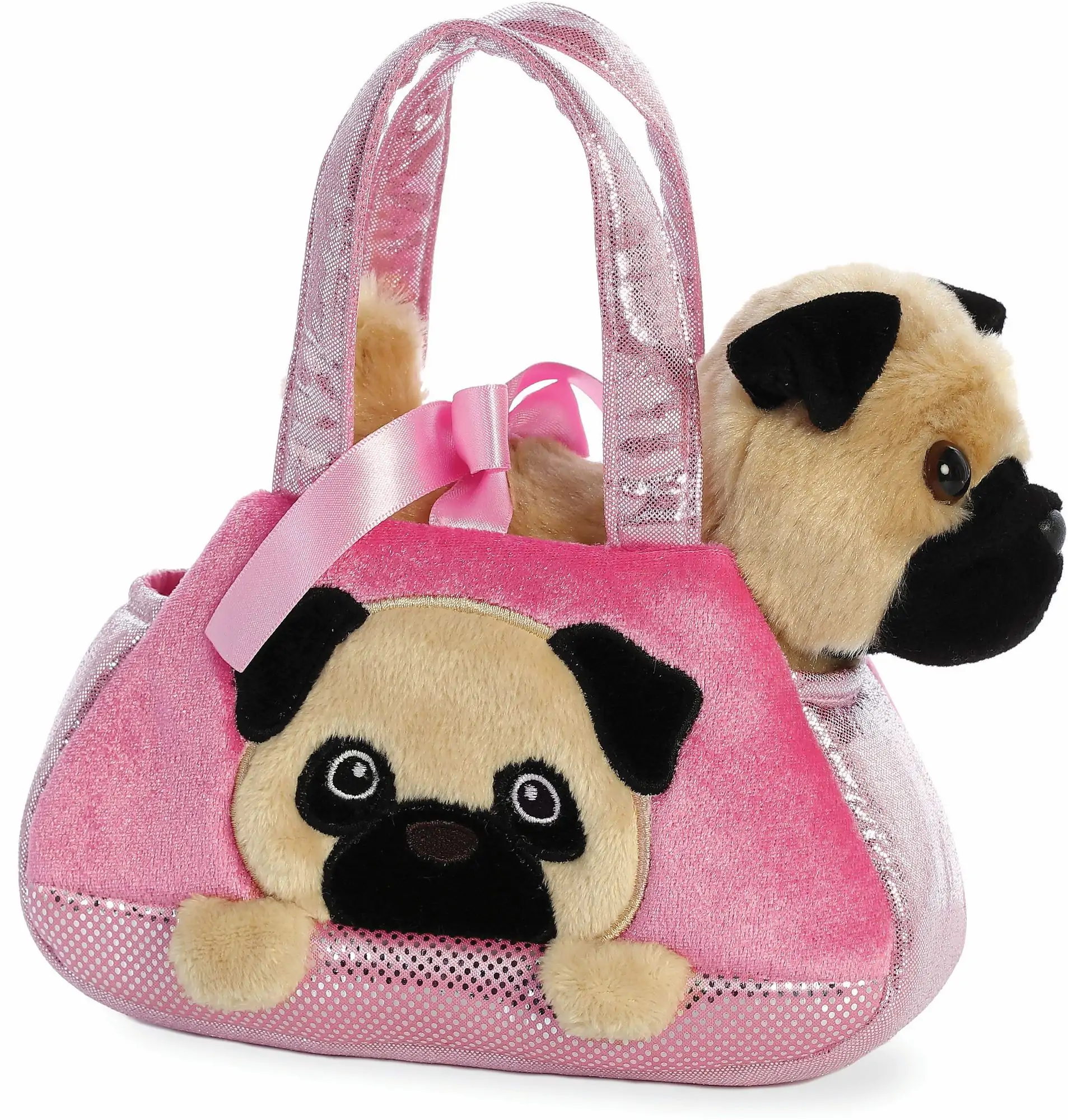 Fancy Pal Pug soft plush toy 21cm product photo