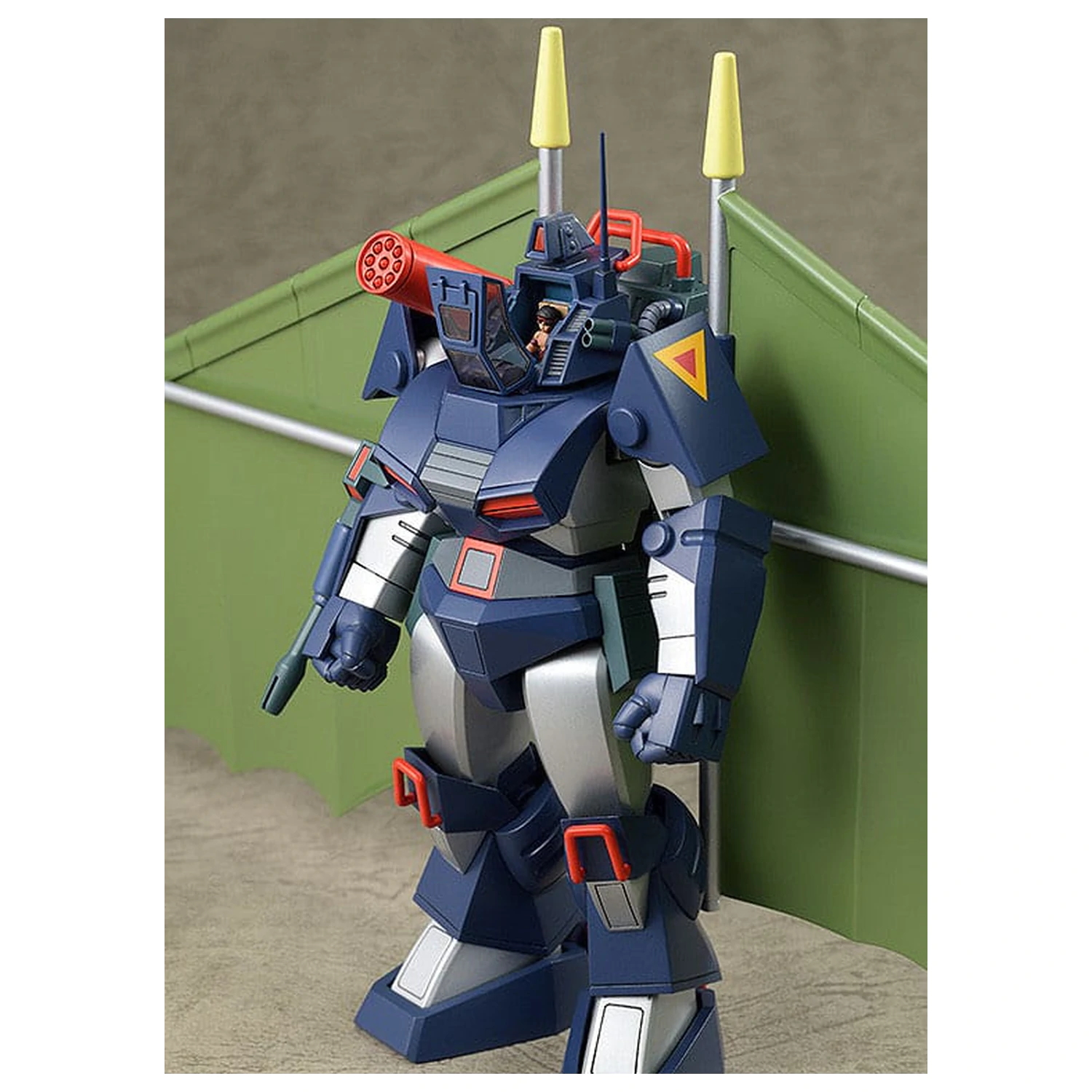 Fang of the Sun Dougram Combat Armors MAX 29 Plastic Model Kit 1/72 Combat Armor Dougram Hang Glider Equipment Type 14 cm   product photo