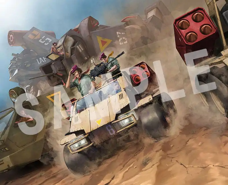 Fang of the Sun Dougram Combat Armors MAX06 Plastic Model Kit 1/72 Bromley JRS Native Dancer Commander Type &amp; Missile Pod Type (re-run) 5 cm product photo