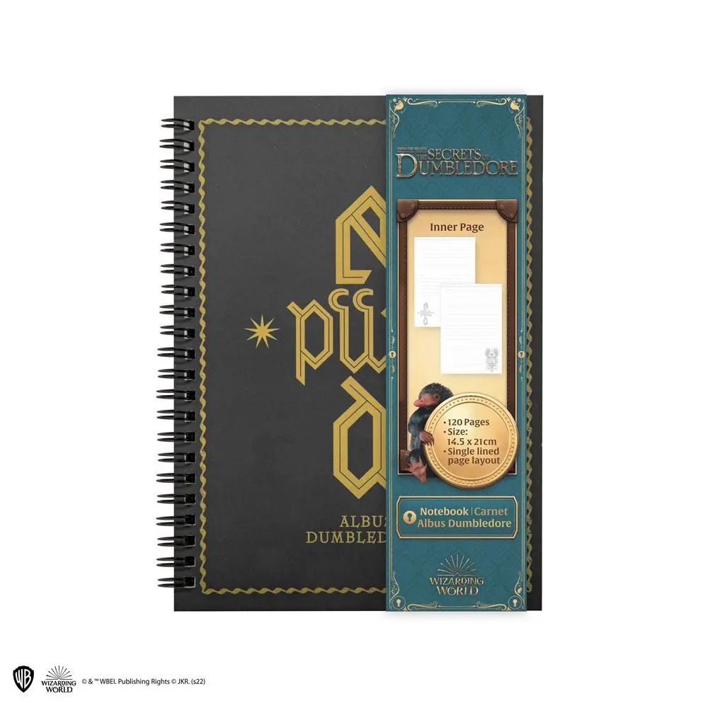 Fantastic Beasts Notebook A5 Albus Dumbledore product photo
