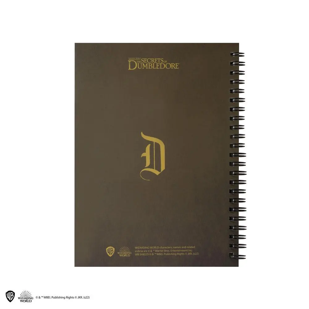 Fantastic Beasts Notebook A5 Dumbledore Family Crest product photo