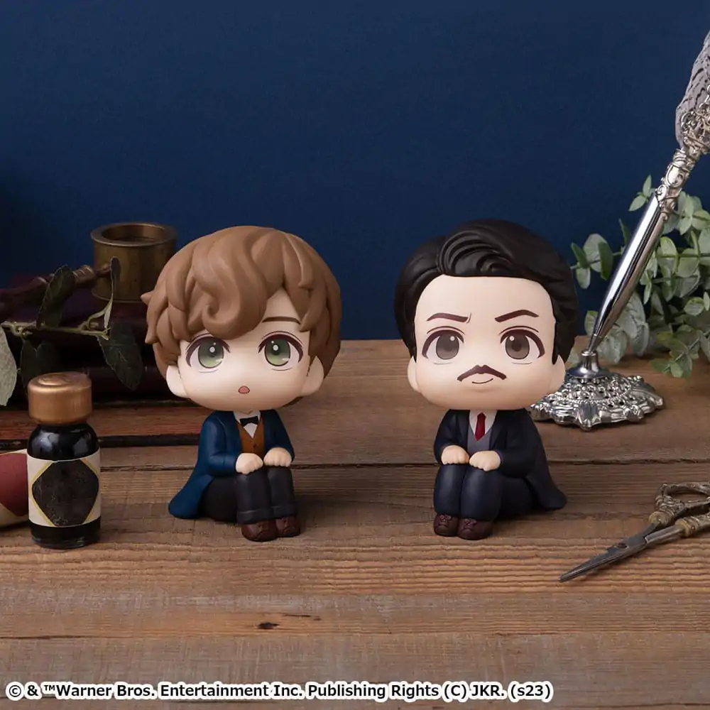 Fantastic Beasts Look Up PVC Statue Newt Scamander &amp; Jacob Kowalski 11 cm (with gift) product photo