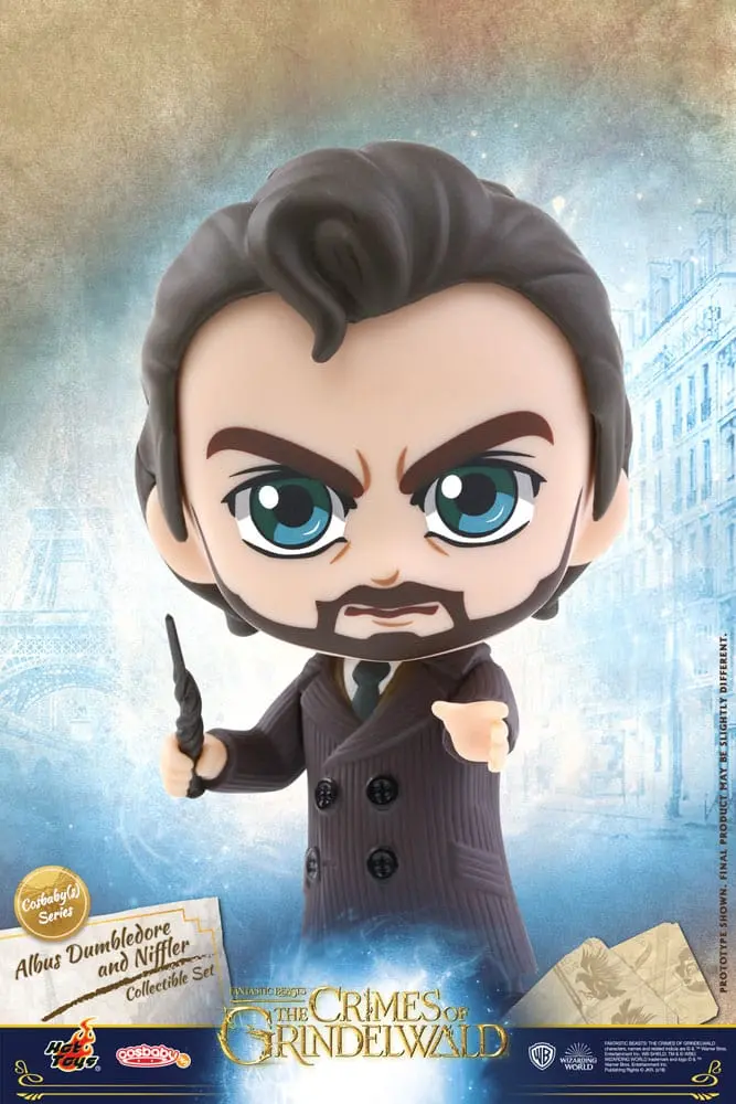 Fantastic Beasts: The Crimes of Grindelwald Cosbaby (S) Mini Figures Albus Dumbledore & Niffler 10 cm termékfotó