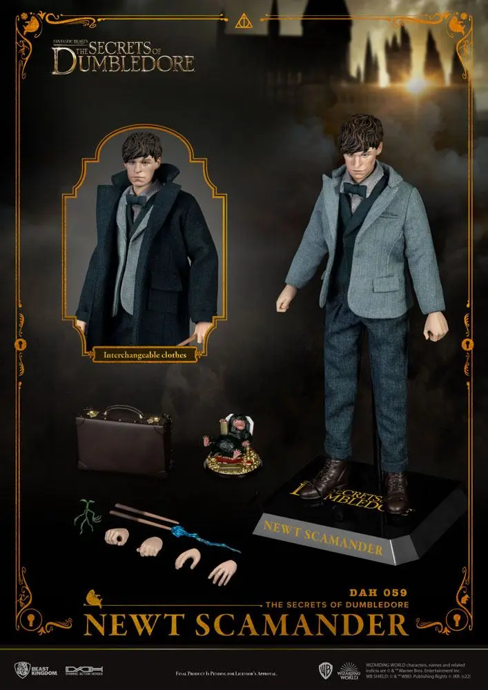Fantastic Beasts: The Secrets of Dumbledore Dynamic 8ction Heroes Action Figure 1/9 Newt Scamander 20 cm product photo