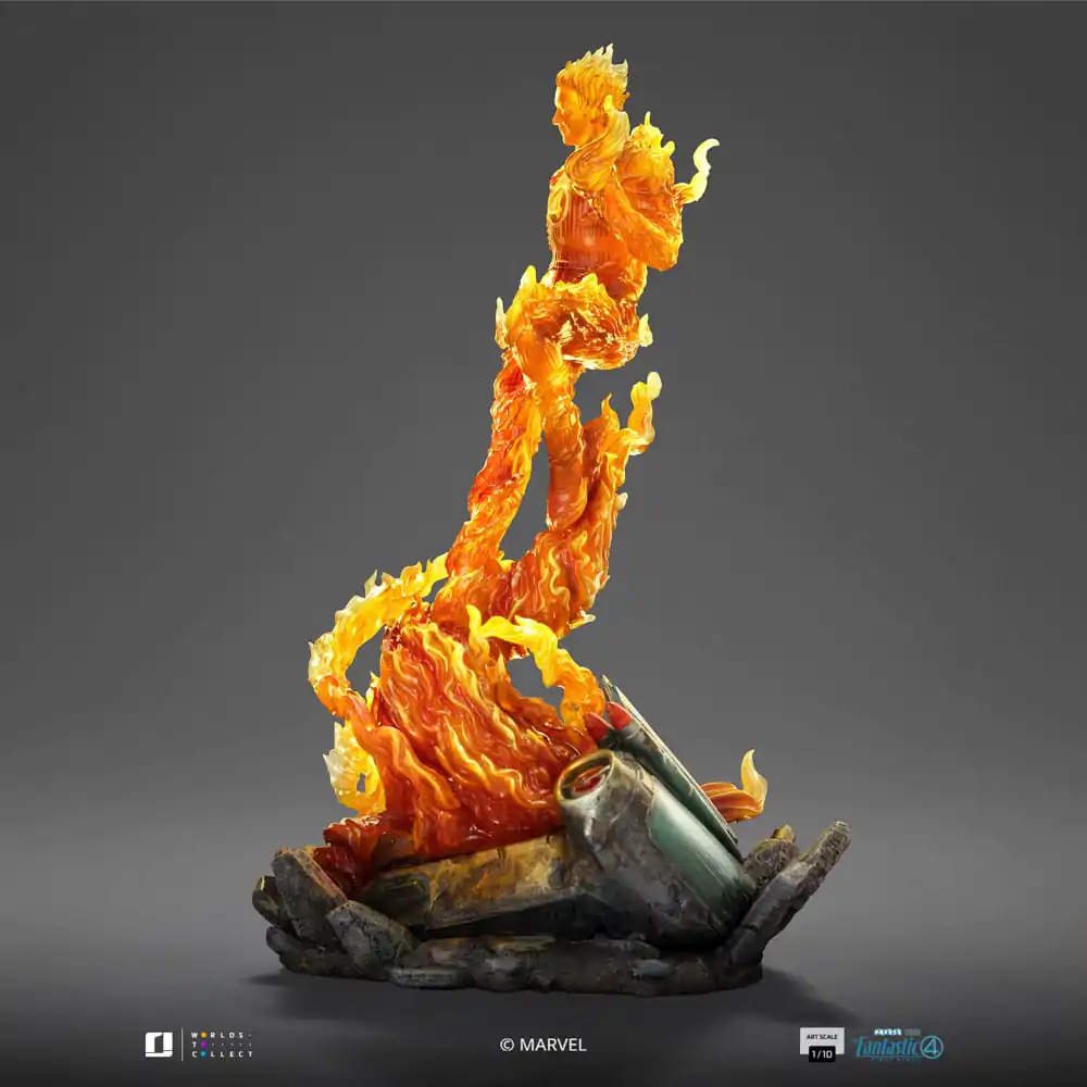 Fantastic Four Art Scale Statue 1/10 Human Torch 30 cm product photo
