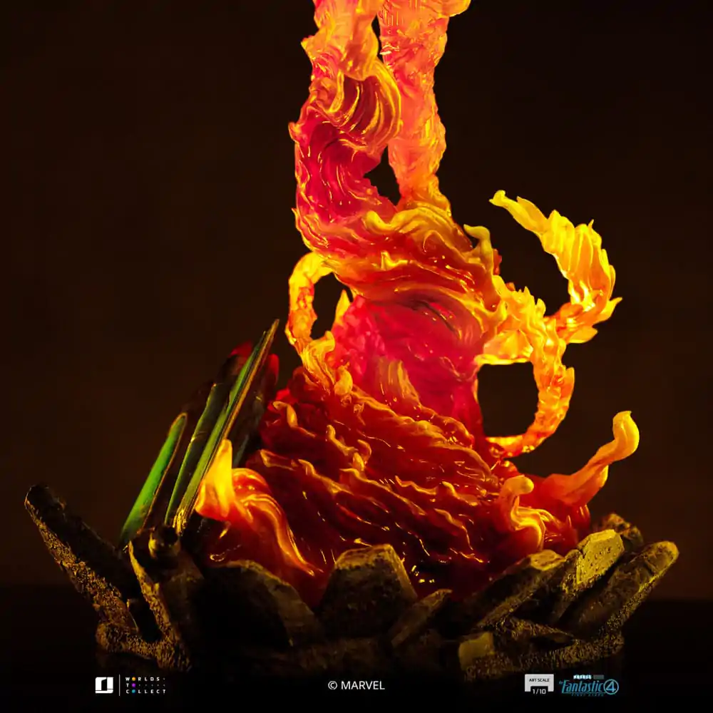 Fantastic Four Art Scale Statue 1/10 Human Torch 30 cm product photo