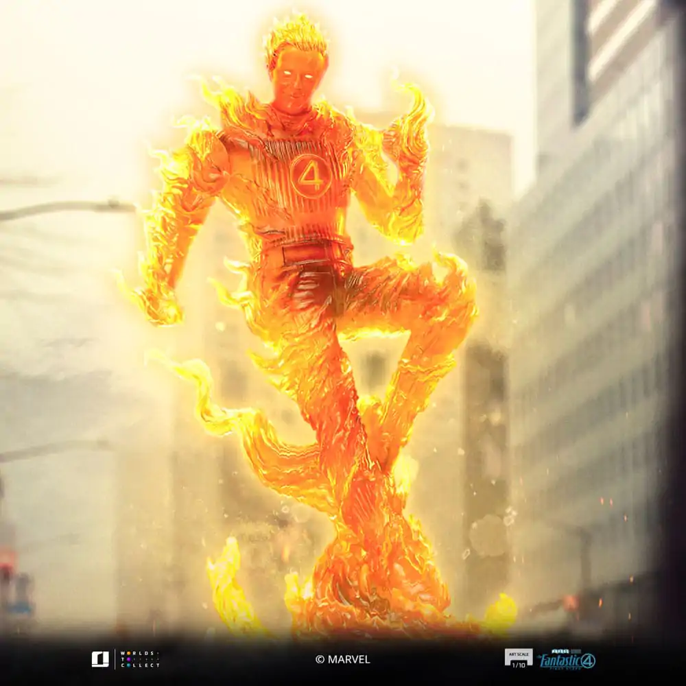 Fantastic Four Art Scale Statue 1/10 Human Torch 30 cm product photo