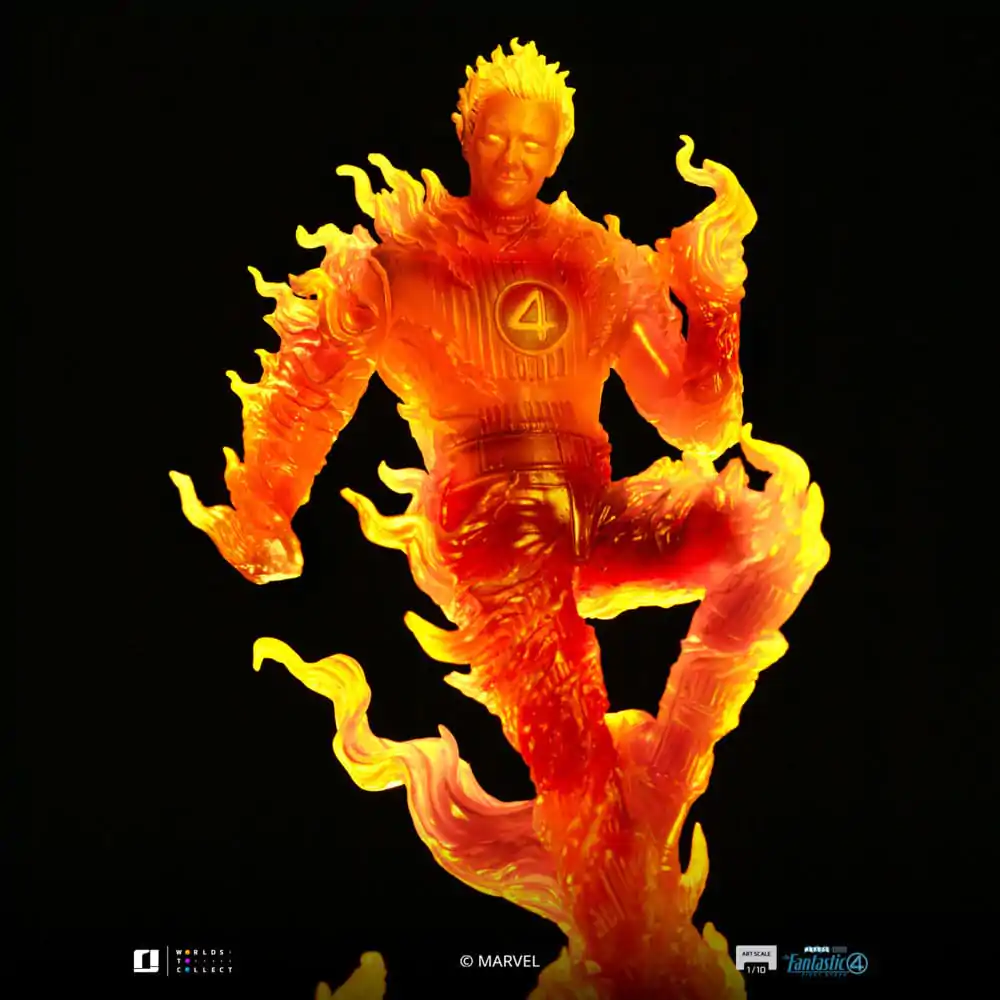 Fantastic Four Art Scale Statue 1/10 Human Torch 30 cm product photo