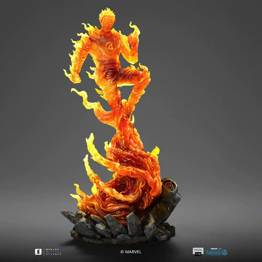 Fantastic Four Art Scale Statue 1/10 Human Torch 30 cm product photo