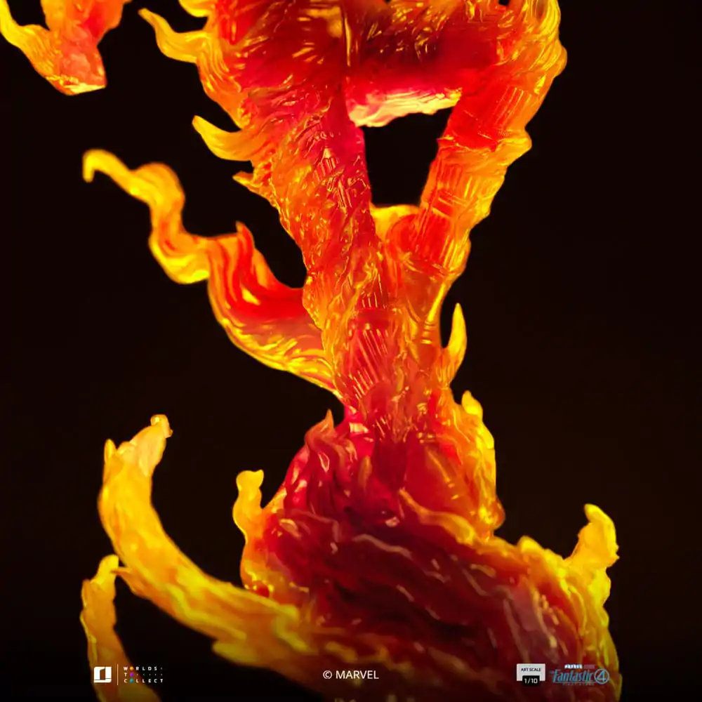 Fantastic Four Art Scale Statue 1/10 Human Torch 30 cm product photo