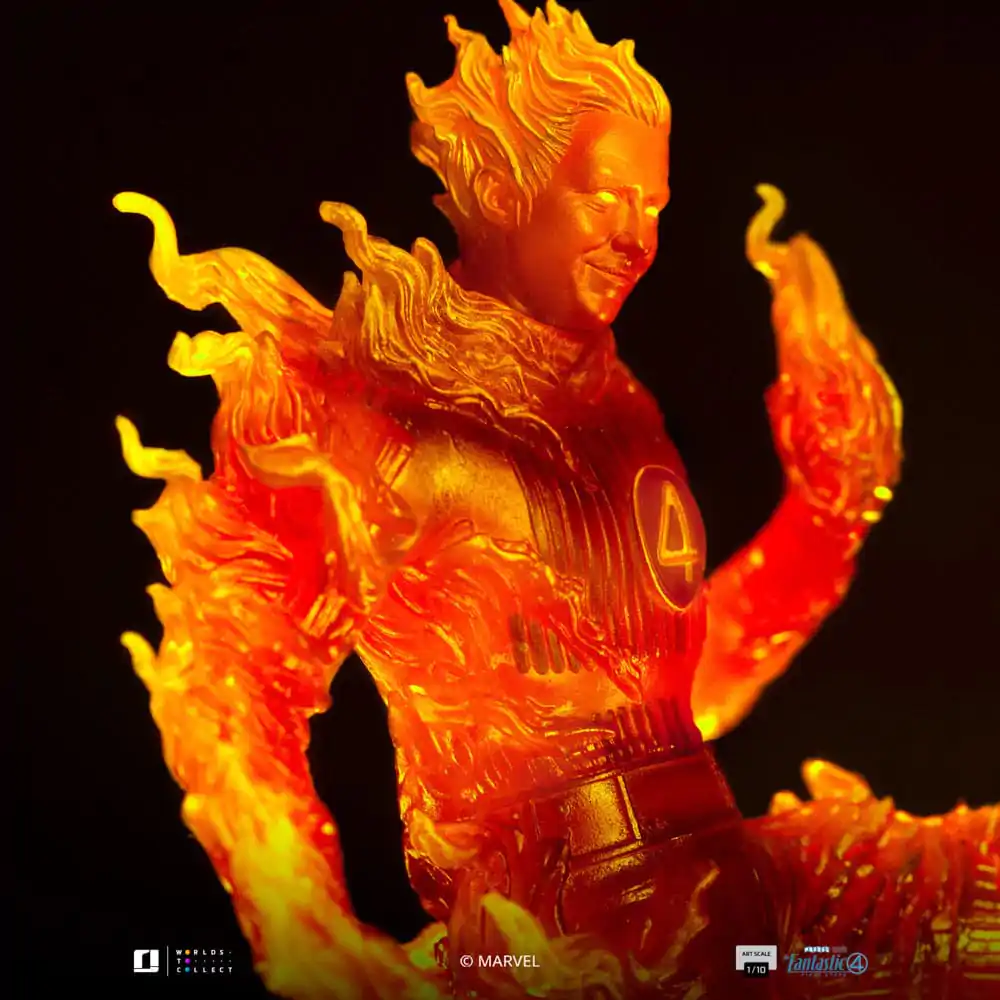 Fantastic Four Art Scale Statue 1/10 Human Torch 30 cm product photo