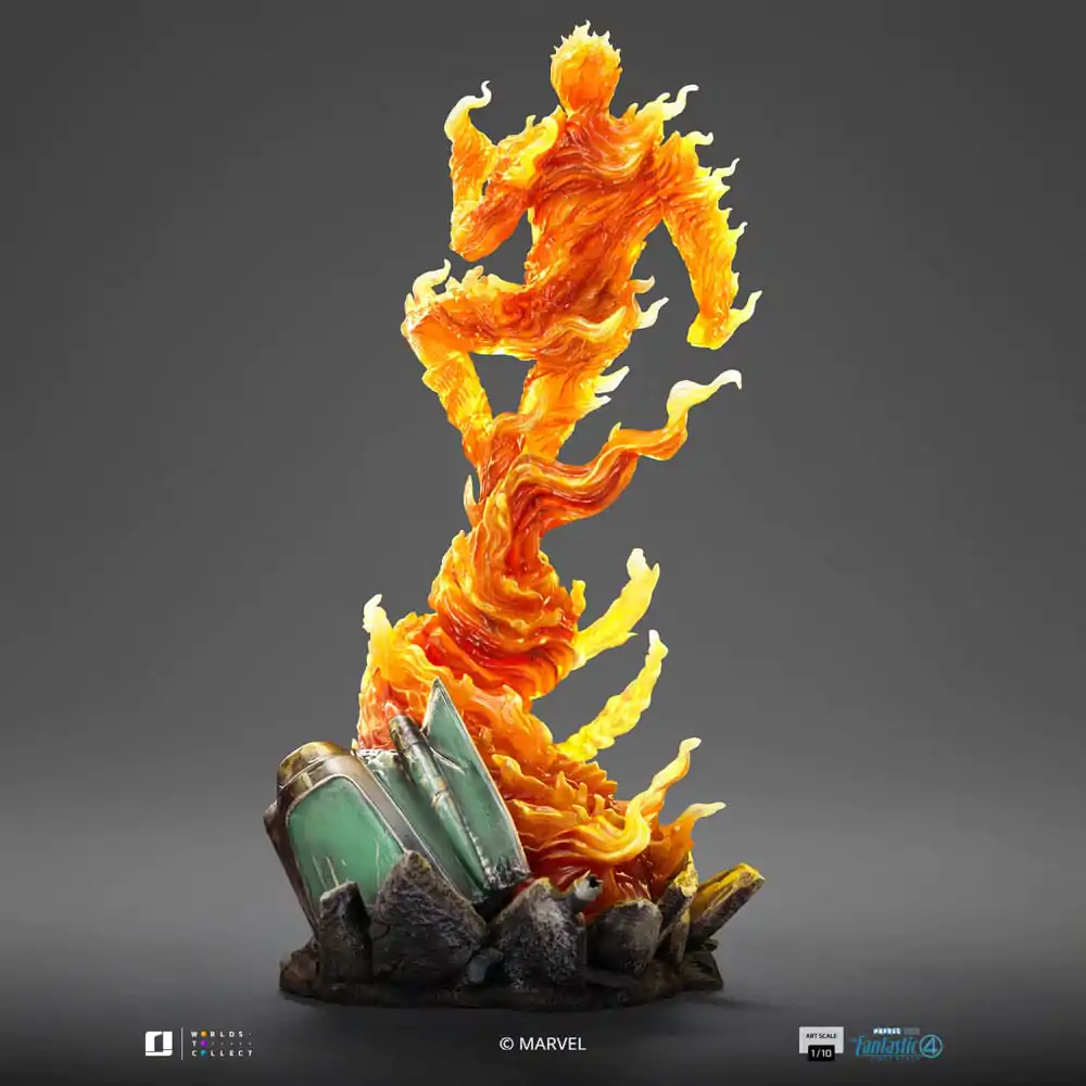 Fantastic Four Art Scale Statue 1/10 Human Torch 30 cm product photo