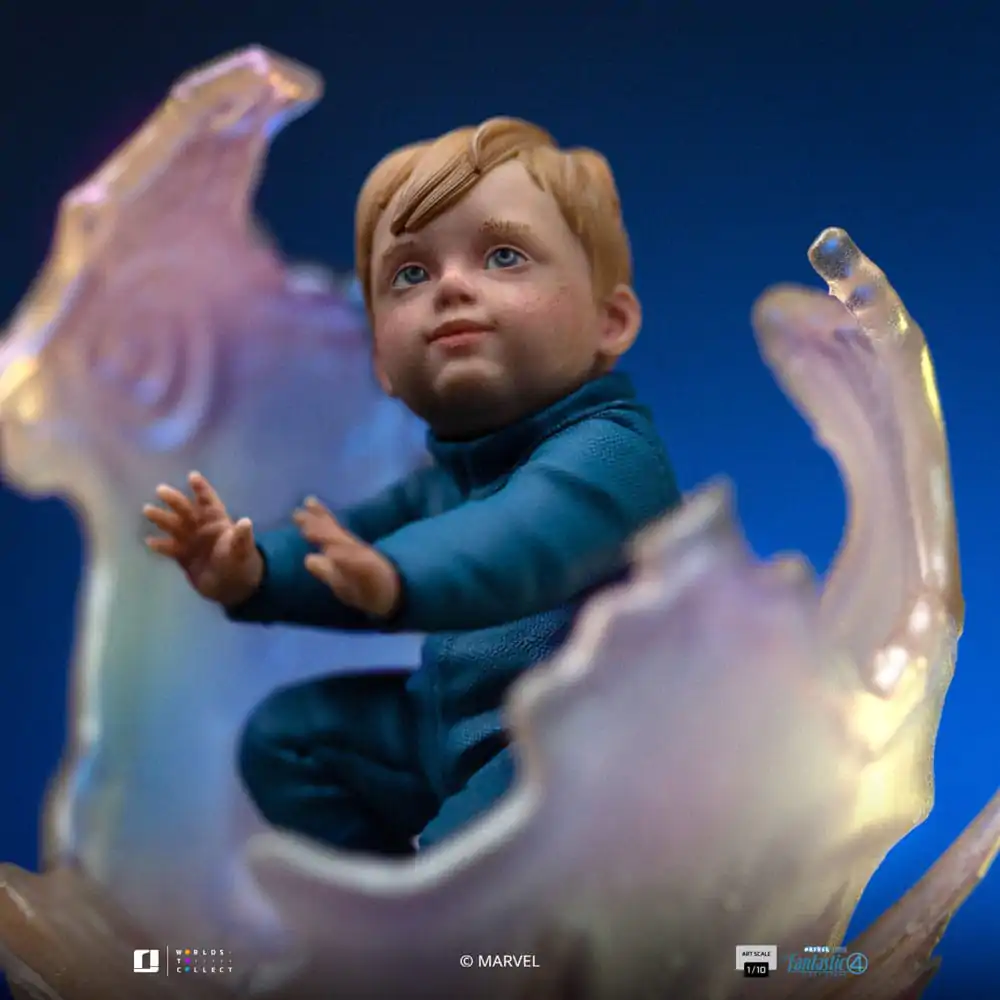 Fantastic Four Art Scale Statue 1/10 Invisible Woman and Franklin 28 cm product photo
