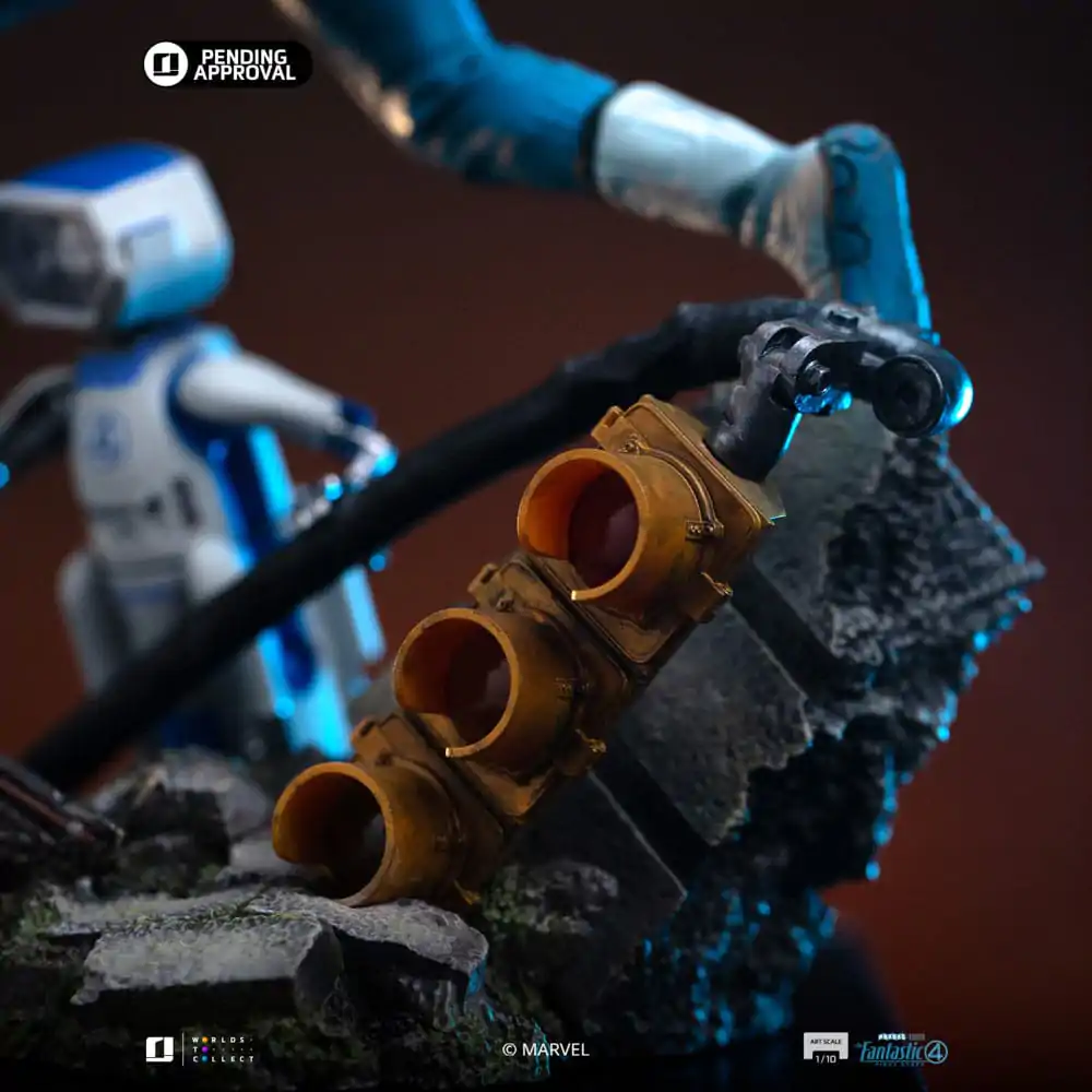 Fantastic Four Art Scale Statue 1/10 Mr. Fantastic and H.E.R.B.I.E 26 cm product photo