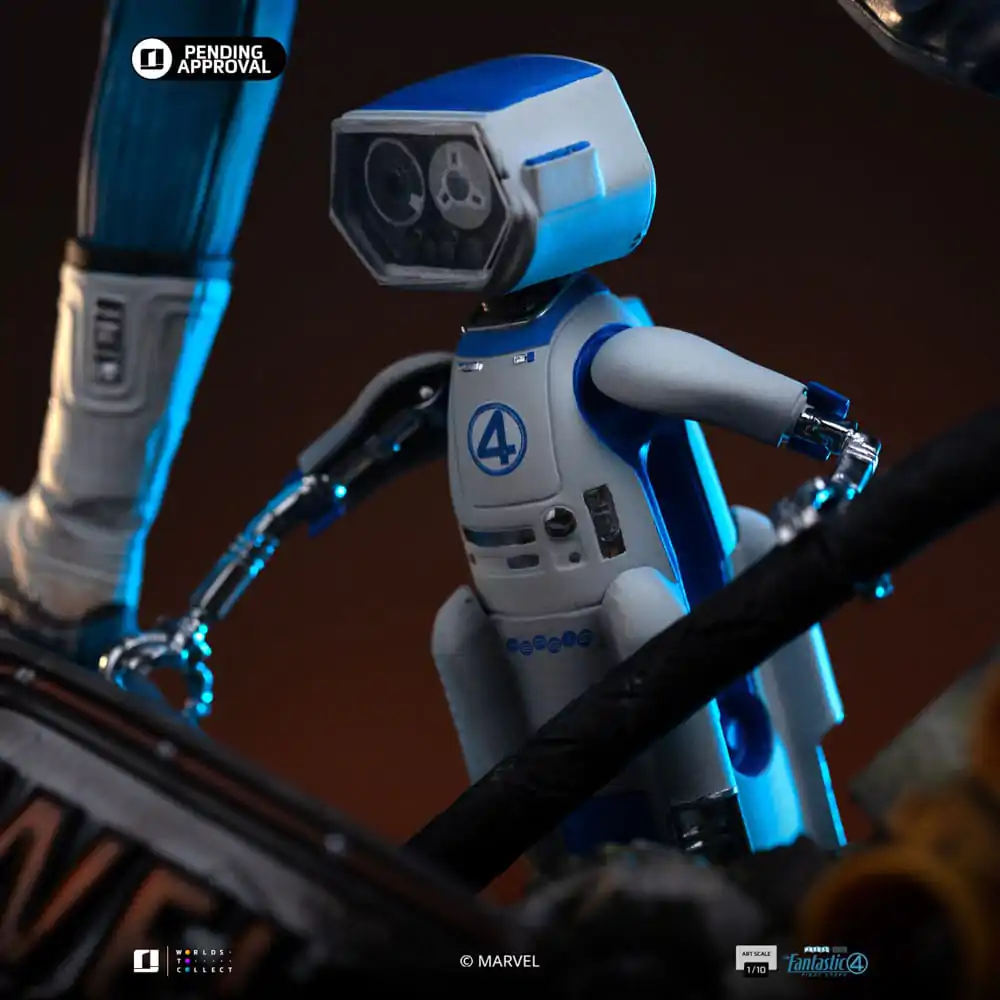 Fantastic Four Art Scale Statue 1/10 Mr. Fantastic and H.E.R.B.I.E 26 cm product photo