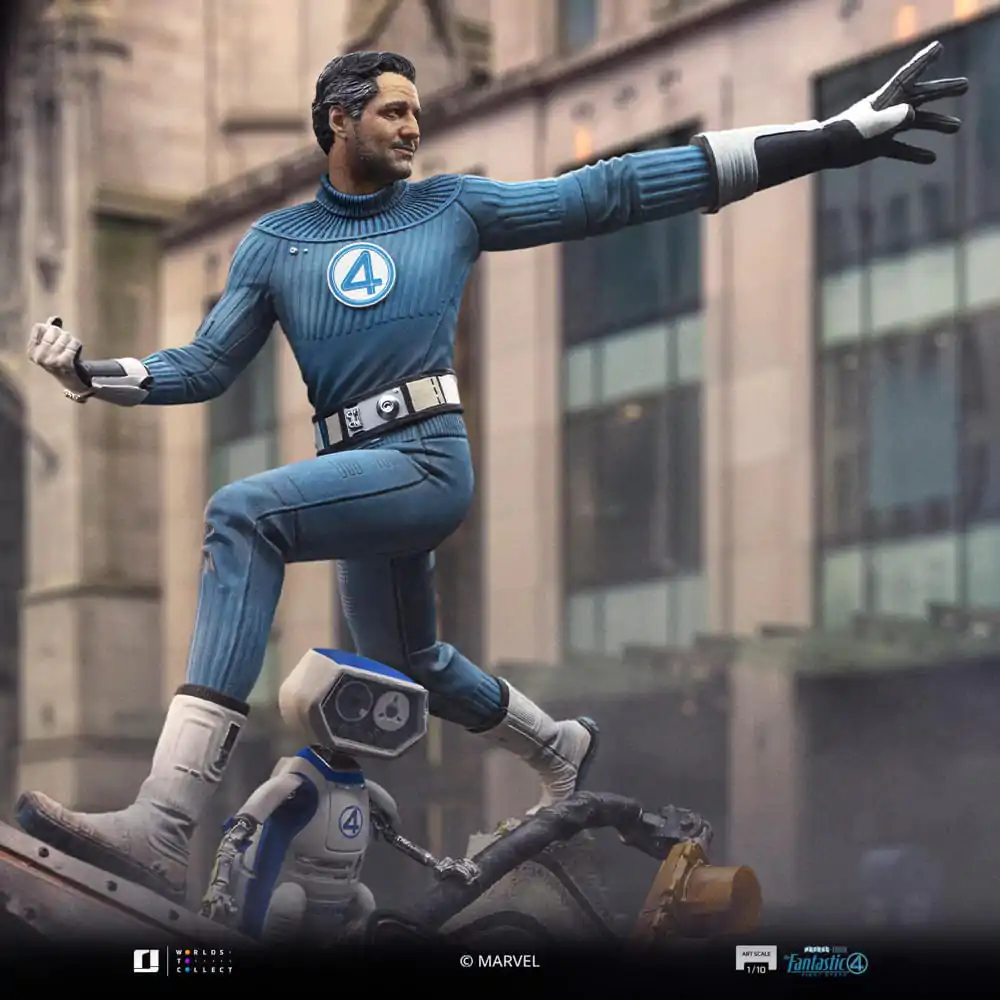 Fantastic Four Art Scale Statue 1/10 Mr. Fantastic and H.E.R.B.I.E 26 cm product photo