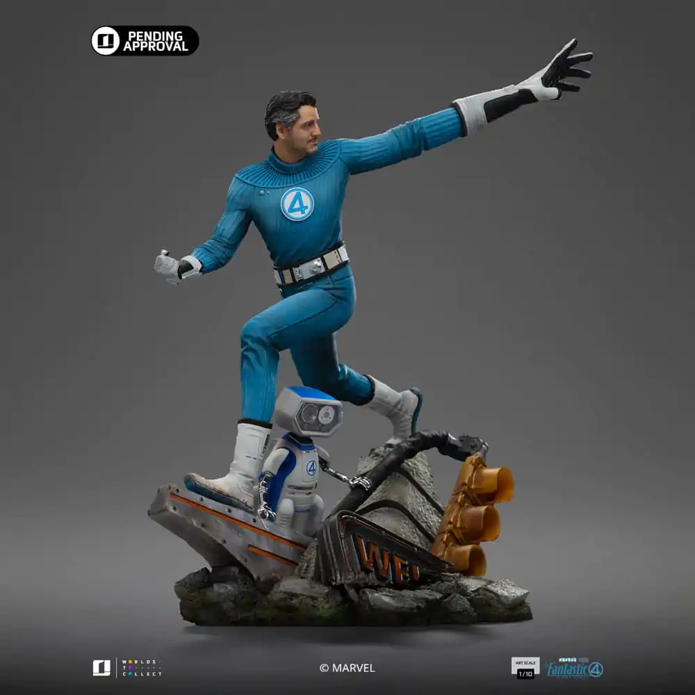 Fantastic Four Art Scale Statue 1/10 Mr. Fantastic and H.E.R.B.I.E 26 cm product photo