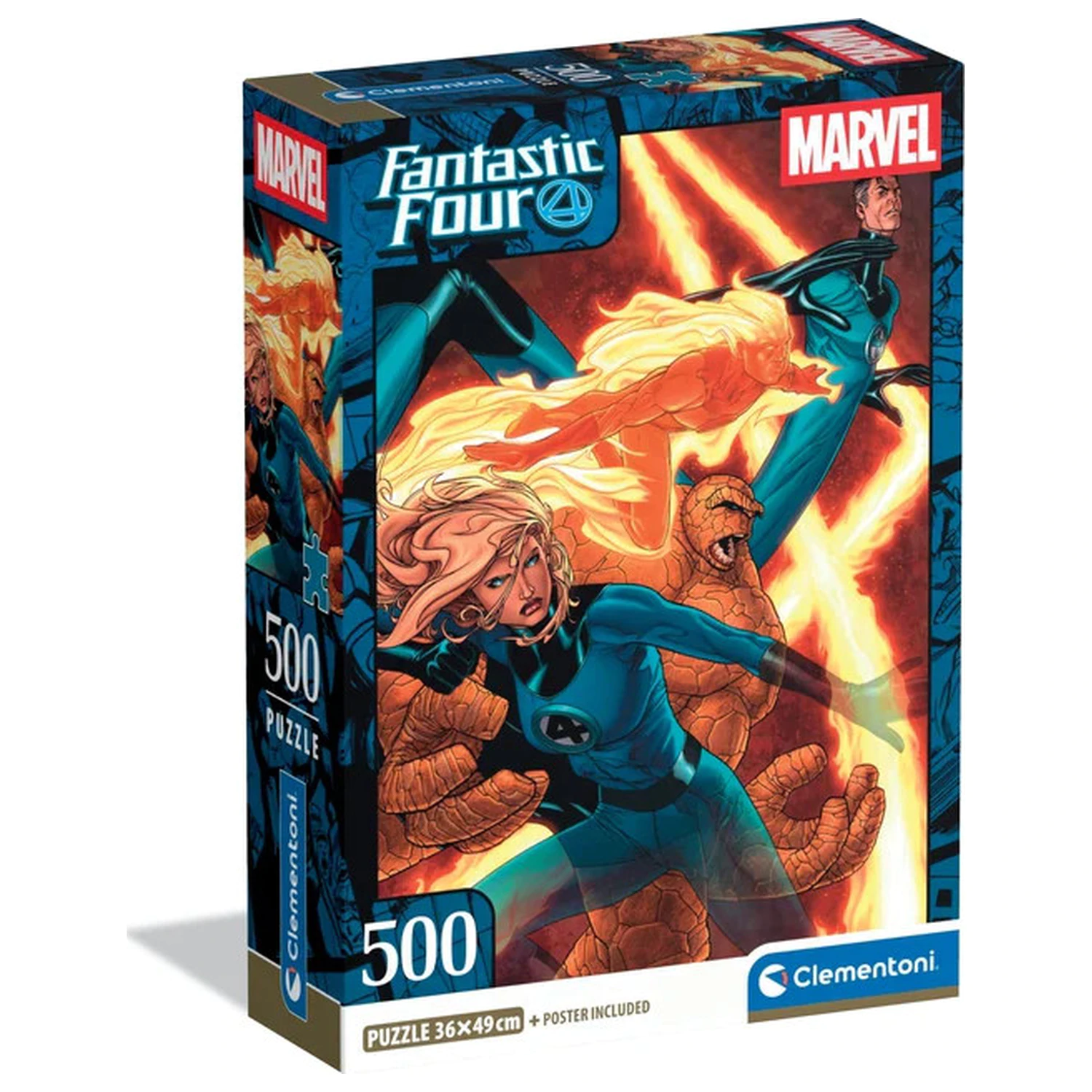 Fantastic Four Flame 500-piece Compact puzzle product photo