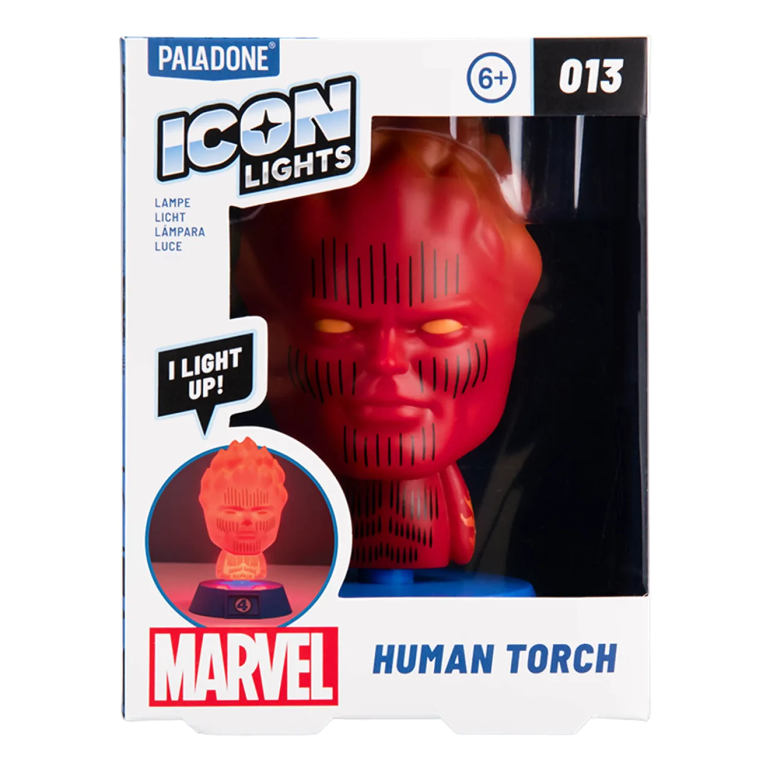 Fantastic Four Icons Light Human Torch 11 cm product photo