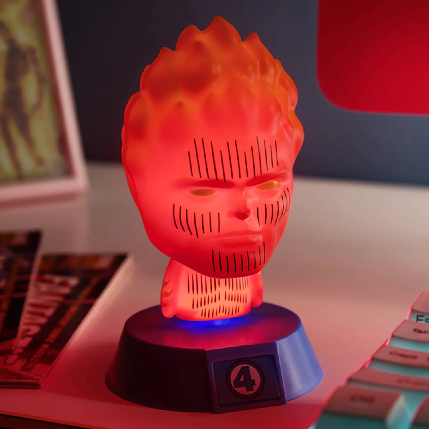 Fantastic Four Icons Light Human Torch 11 cm product photo