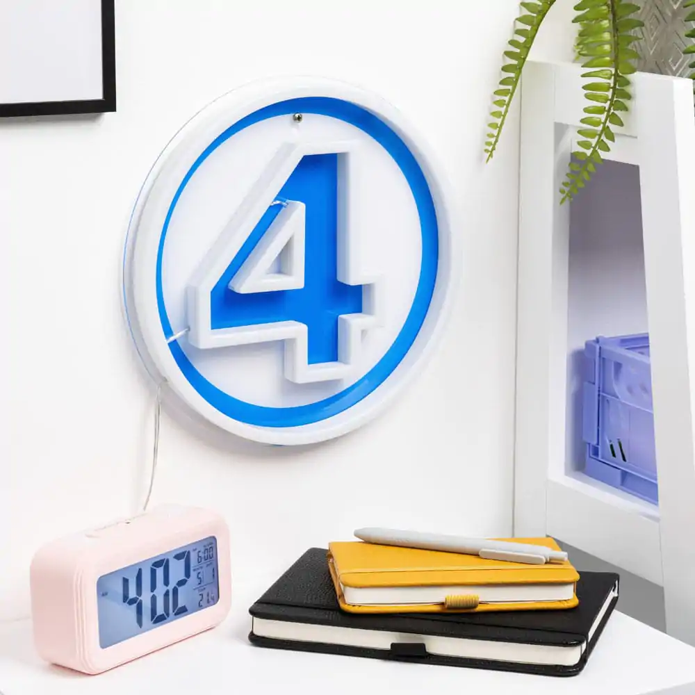 Fantastic Four LED Wall Lamp Light Logo Neon  product photo