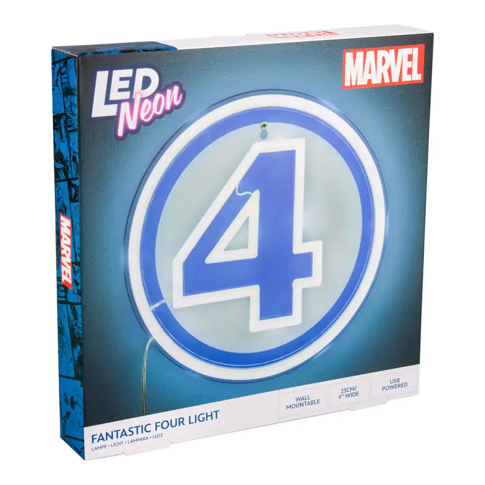Fantastic Four LED Wall Lamp Light Logo Neon  product photo
