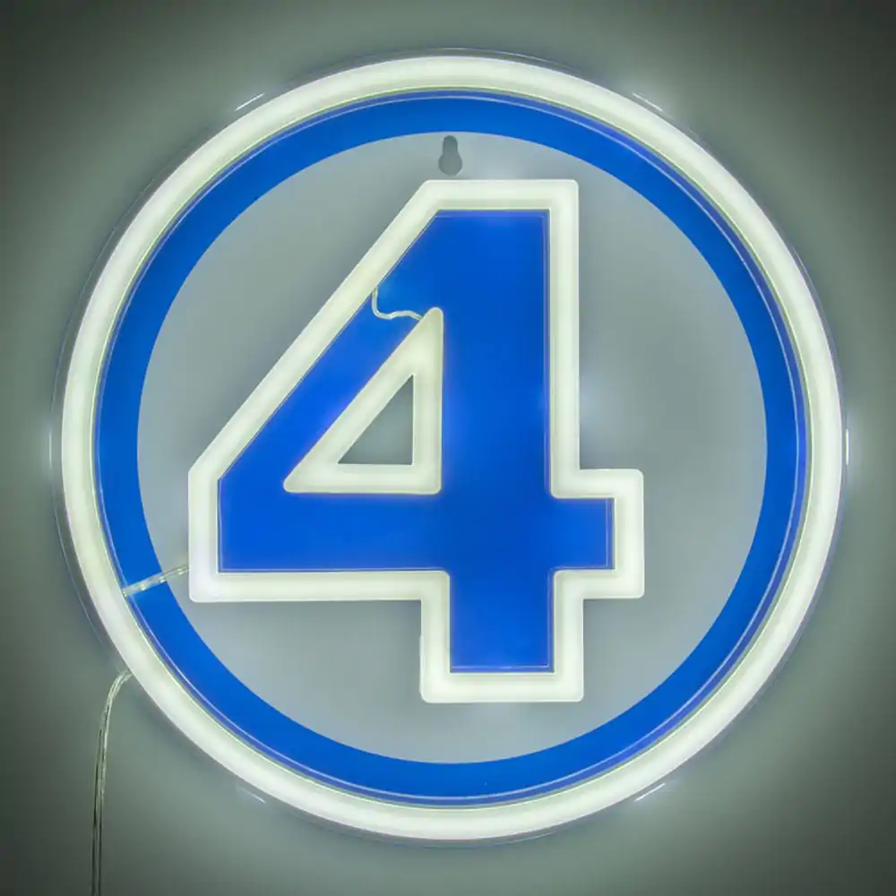 Fantastic Four LED Wall Lamp Light Logo Neon  product photo
