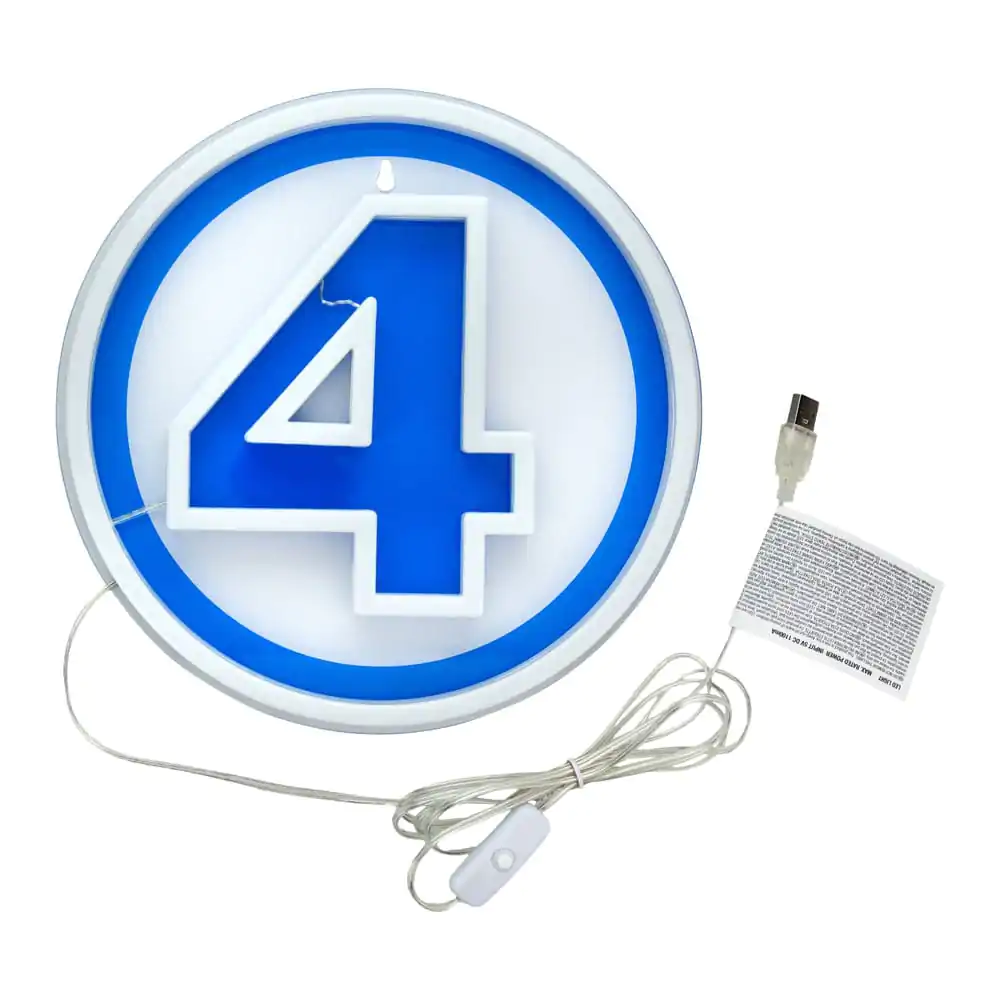 Fantastic Four LED Wall Lamp Light Logo Neon  product photo