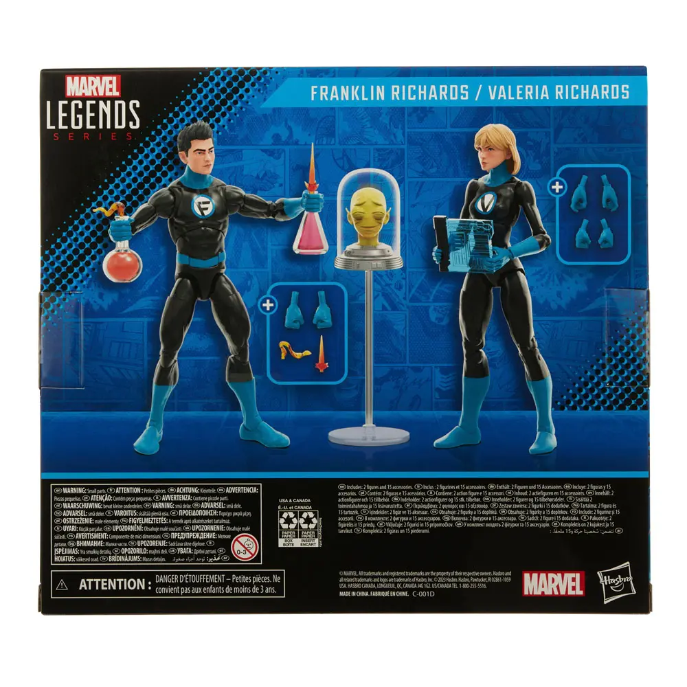 Fantastic Four Marvel Legends Action Figure 2-Pack Franklin Richards and Valeria Richards 15 cm product photo