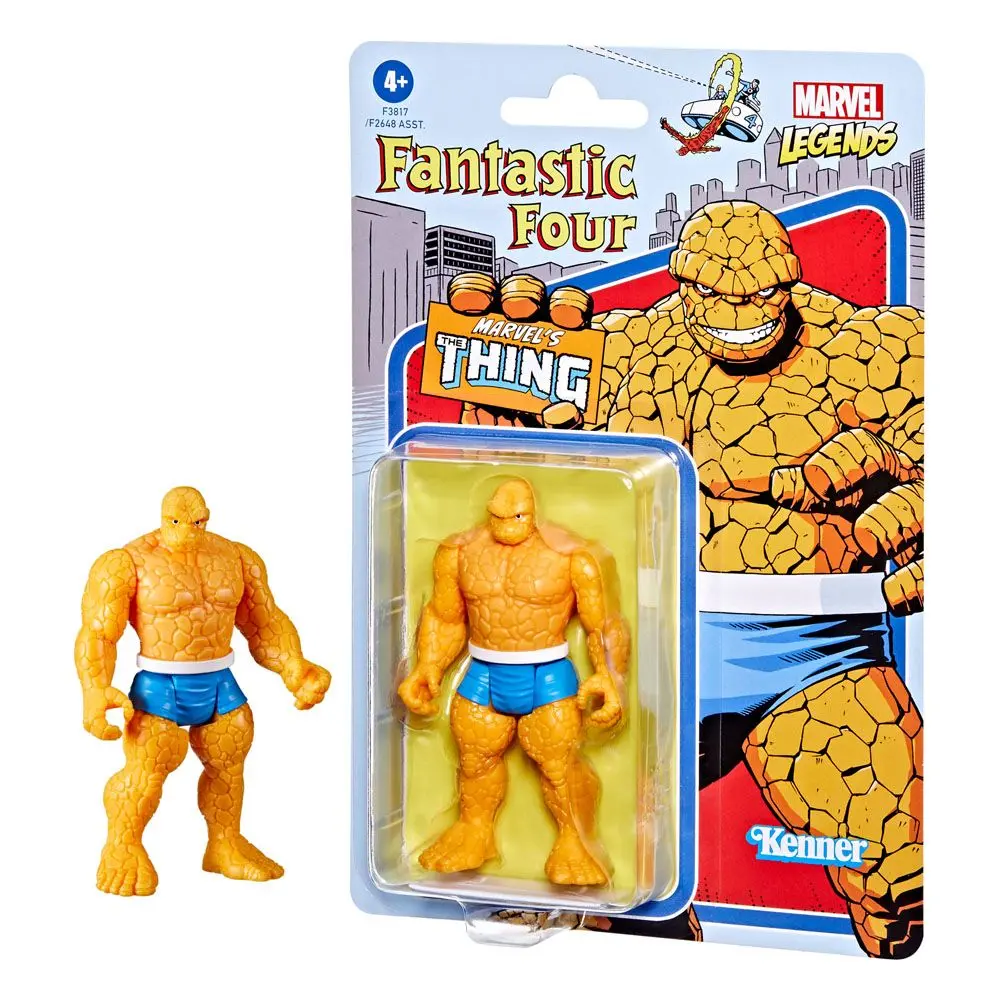 Fantastic Four Marvel Legends Retro Collection Action Figure 2022 Marvel's The Thing 10 cm product photo