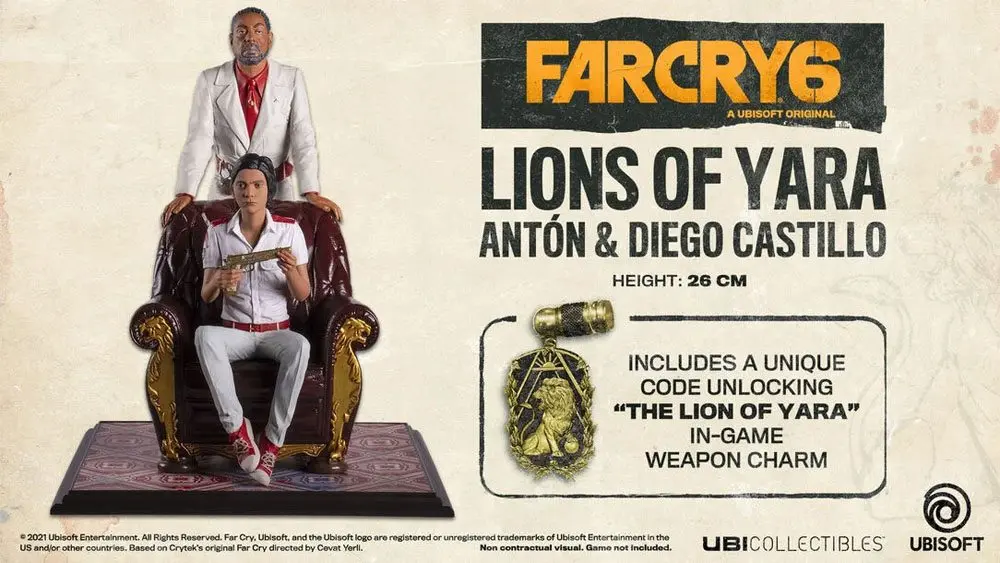 Far Cry 6 PVC Statue Antón &amp; Diego Castillo - Lions of Yara 26 cm product photo